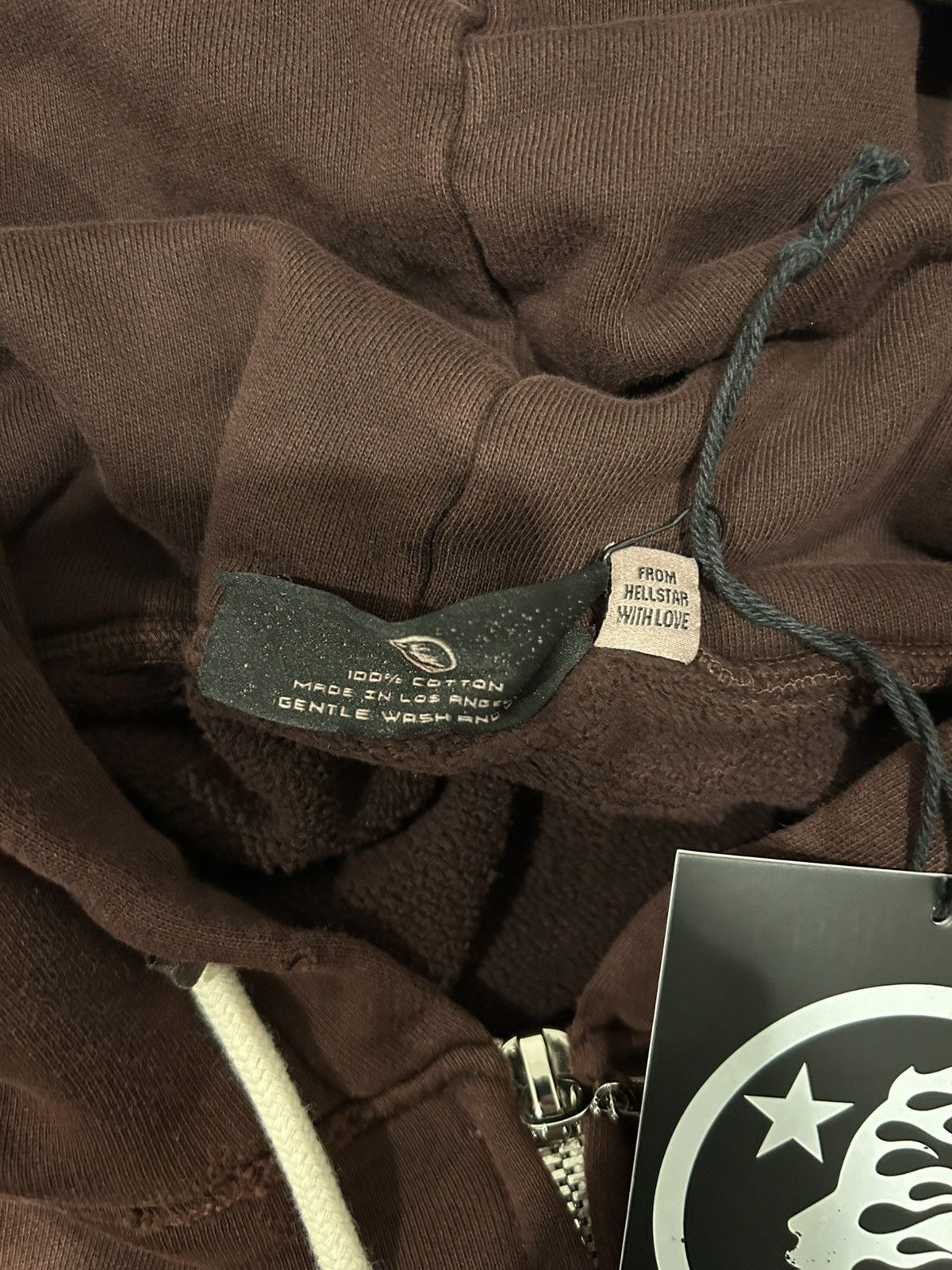 HELLSTAR Hellstar Tribal Sweatshirt Zip Up Laser Brown Size US M / EU 48-50 / 2 - 13 Thumbnail