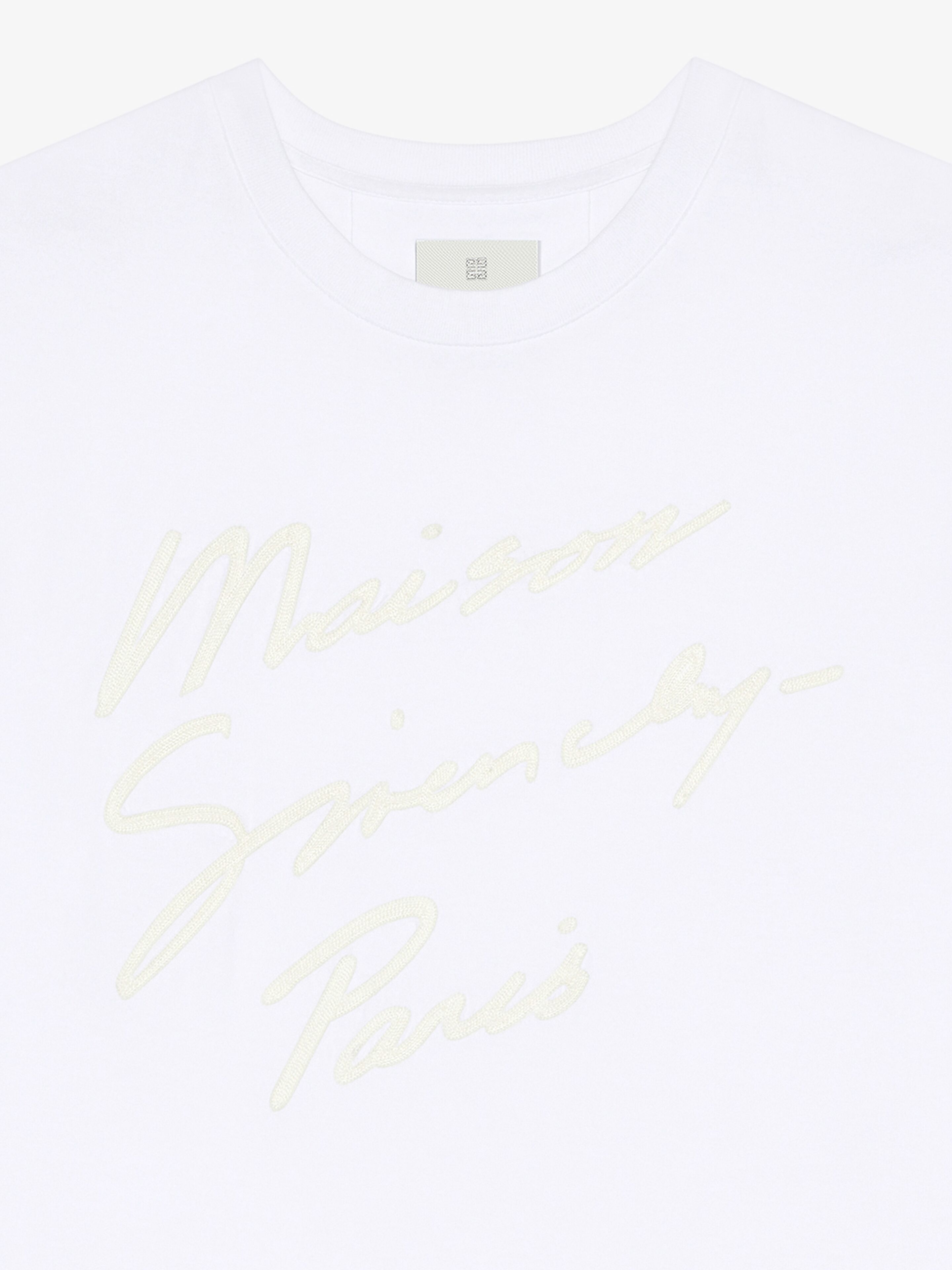 Givenchy o1w1db10326 Regular Fit T-Shirt in White Size US L / EU 52-54 / 3 - 3 Thumbnail