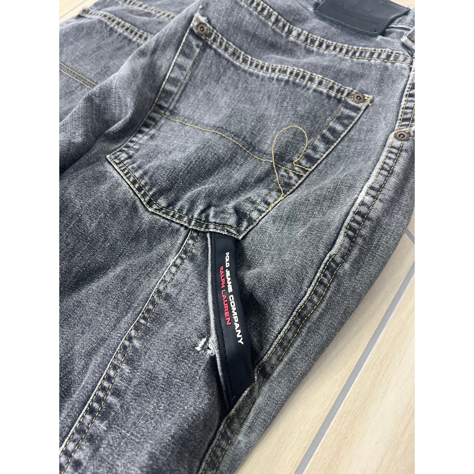 Polo Ralph Lauren VTG Y2K Polo Jeans Ralph Lauren Straight Leg Painter Pants Size US 30 / EU 46 - 9 Thumbnail