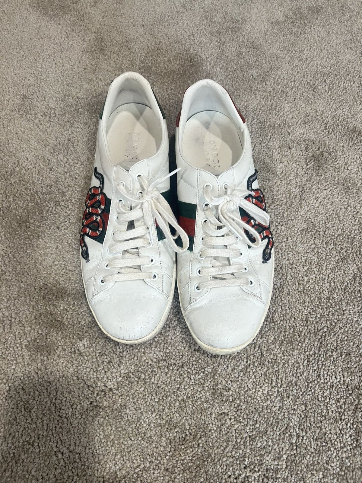 Gucci GUCCI ACE - Snake Mens size 12 Size US 12 / EU 45 - 4 Thumbnail