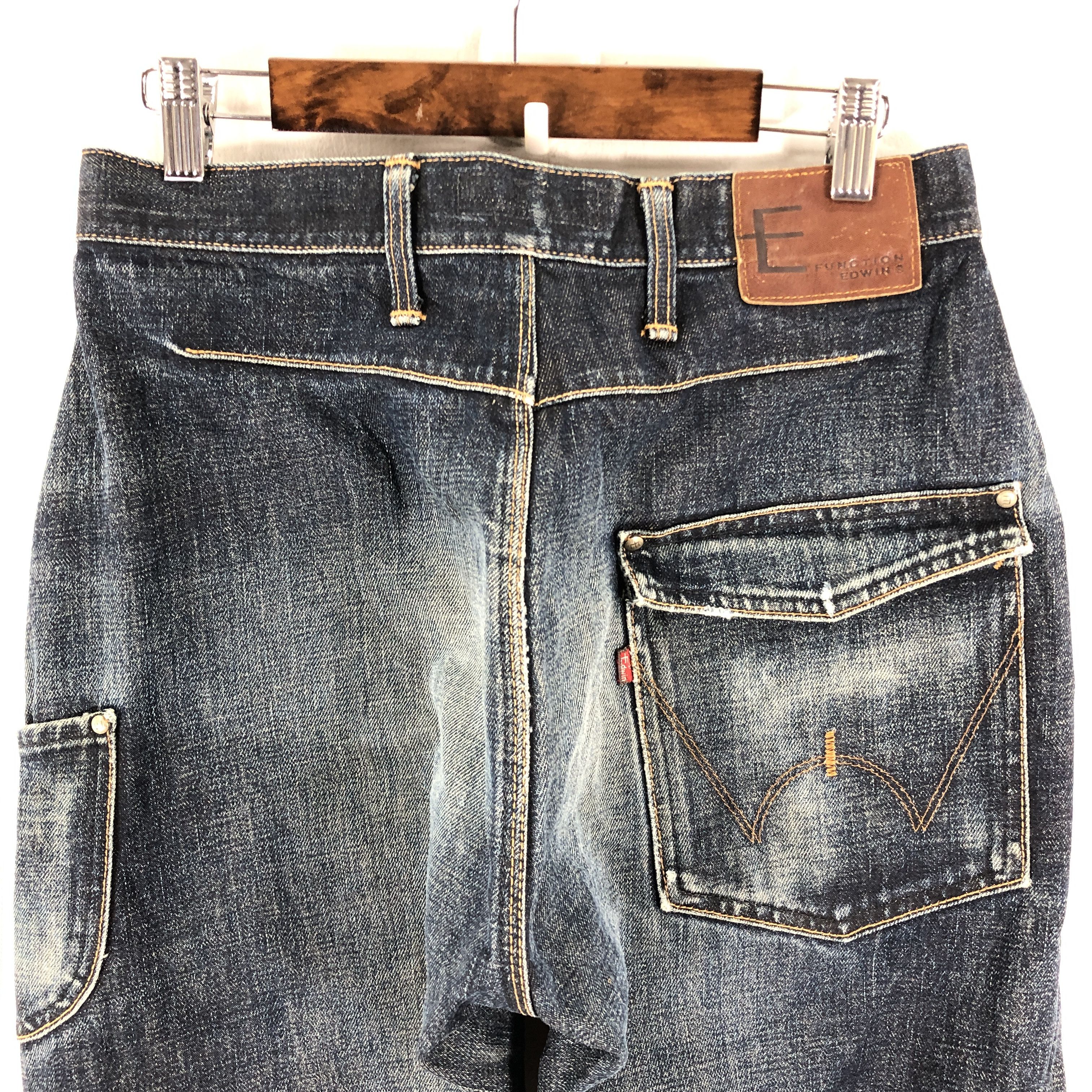 Edwin × Vintage 30 x 26.5 Vintage Edwin Jeans L1460 Size US 30 / EU 46 - 4 Thumbnail