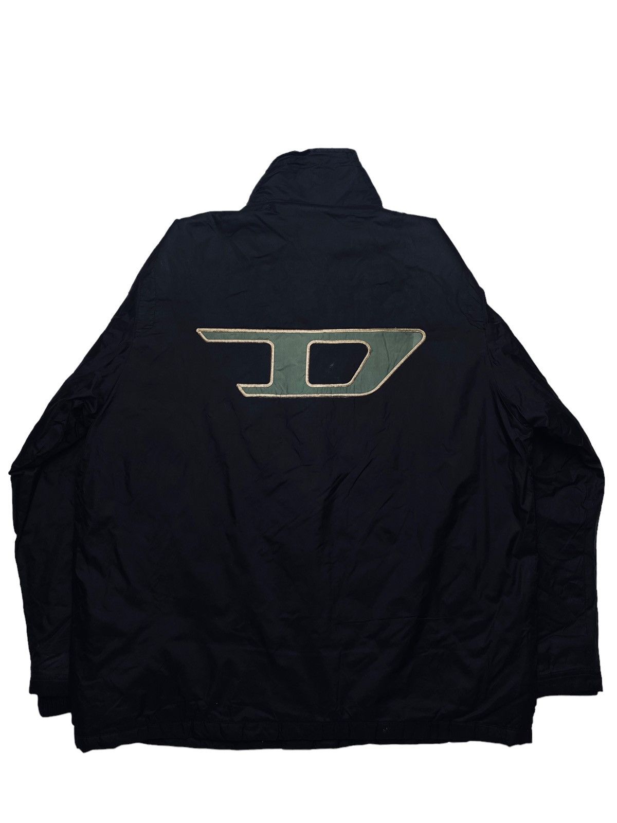 Diesel 2000s Diesel - Punk Label Iconic Big Logo Oversized Jacket Size US L / EU 52-54 / 3 - 1 Thumbnail