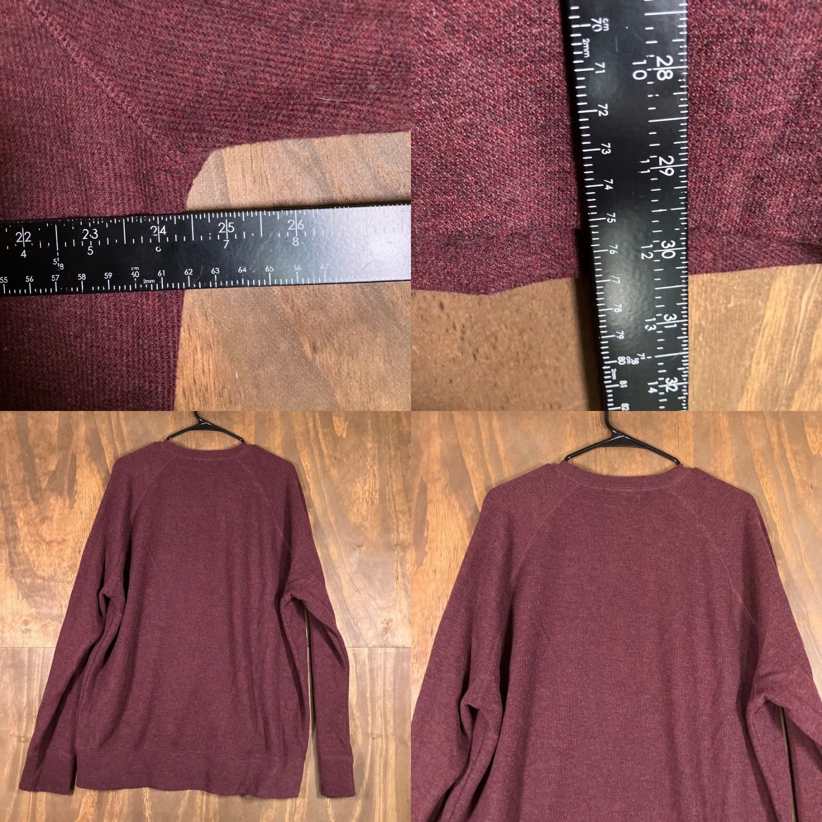 Banana Republic Banana Republic Mens Sweatshirt Burgundy Crew Neck Long Sleeve XL Pullover Knit Casual Business Workwear 90s Preppy Normcore Mens Size US XL / EU 56 / 4 - 8 Thumbnail