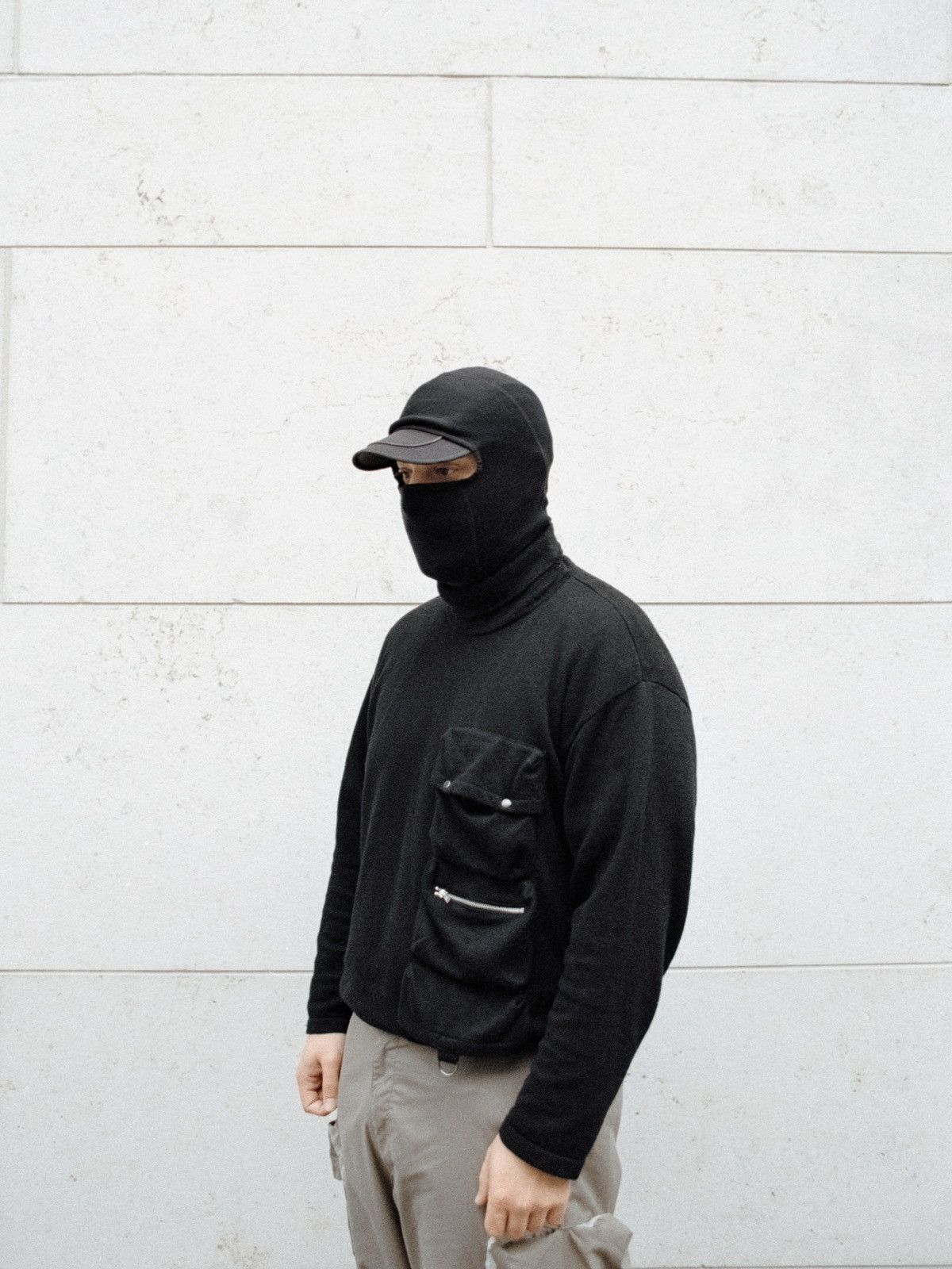 Yohji Yamamoto Yohji Yamamoto Multi Pocket Turtleneck Sweater Size US XL / EU 56 / 4 - 1 Thumbnail