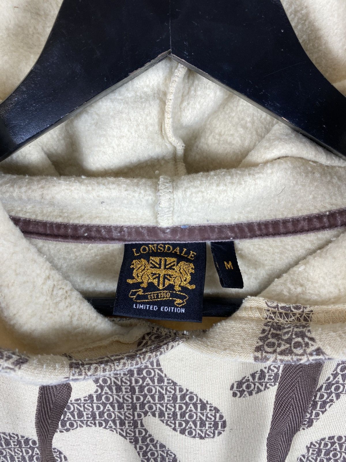 Lonsdale × Vintage Vintage Hoodie Lonsdale London Limited Edition Oversized Size US M / EU 48-50 / 2 - 5 Thumbnail