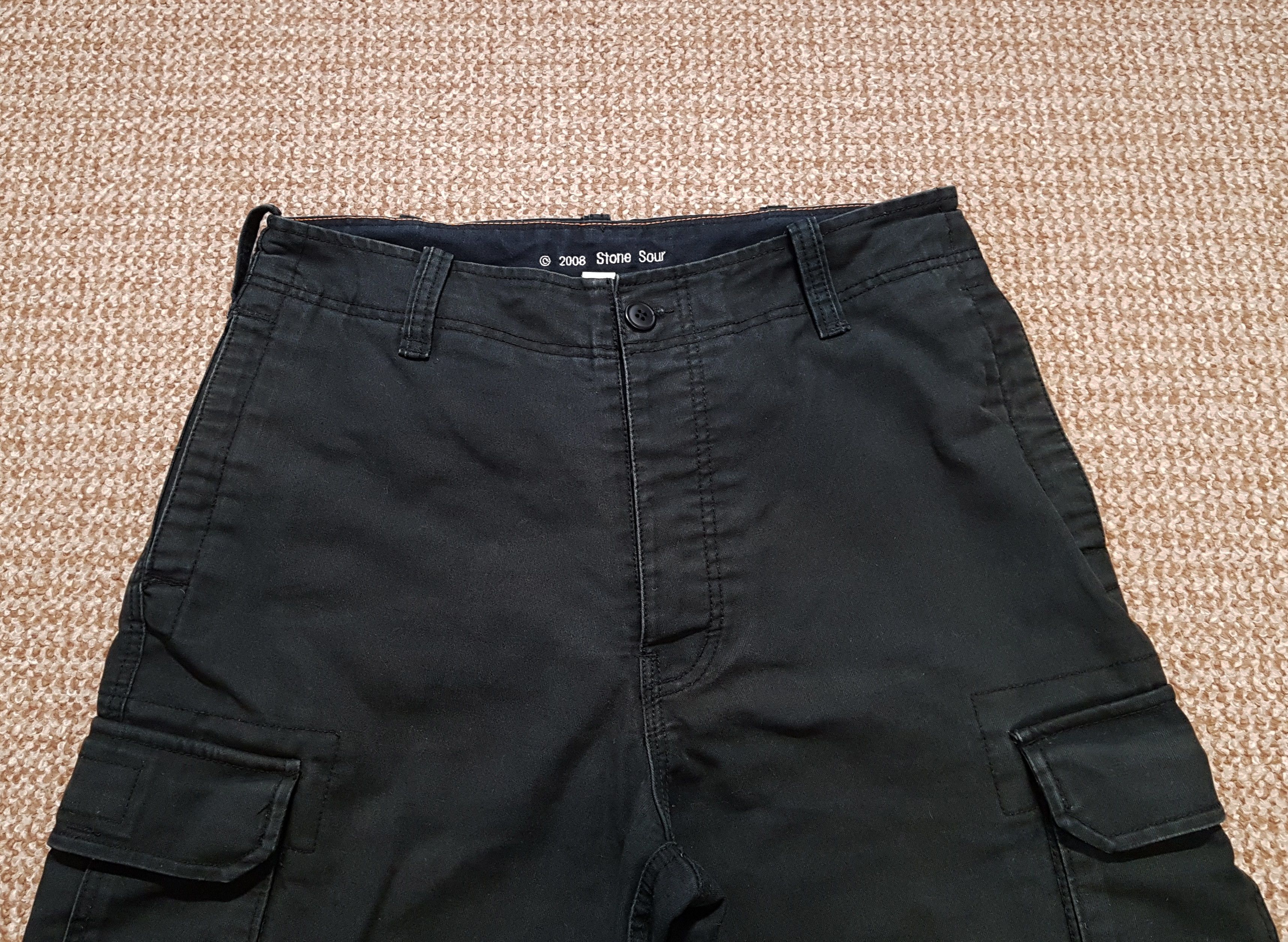 Band Tees Vintage Stone Sour Cargo Shorts Slipknot Rock Band 2008 sz S Size US 30 / EU 46 - 6 Thumbnail