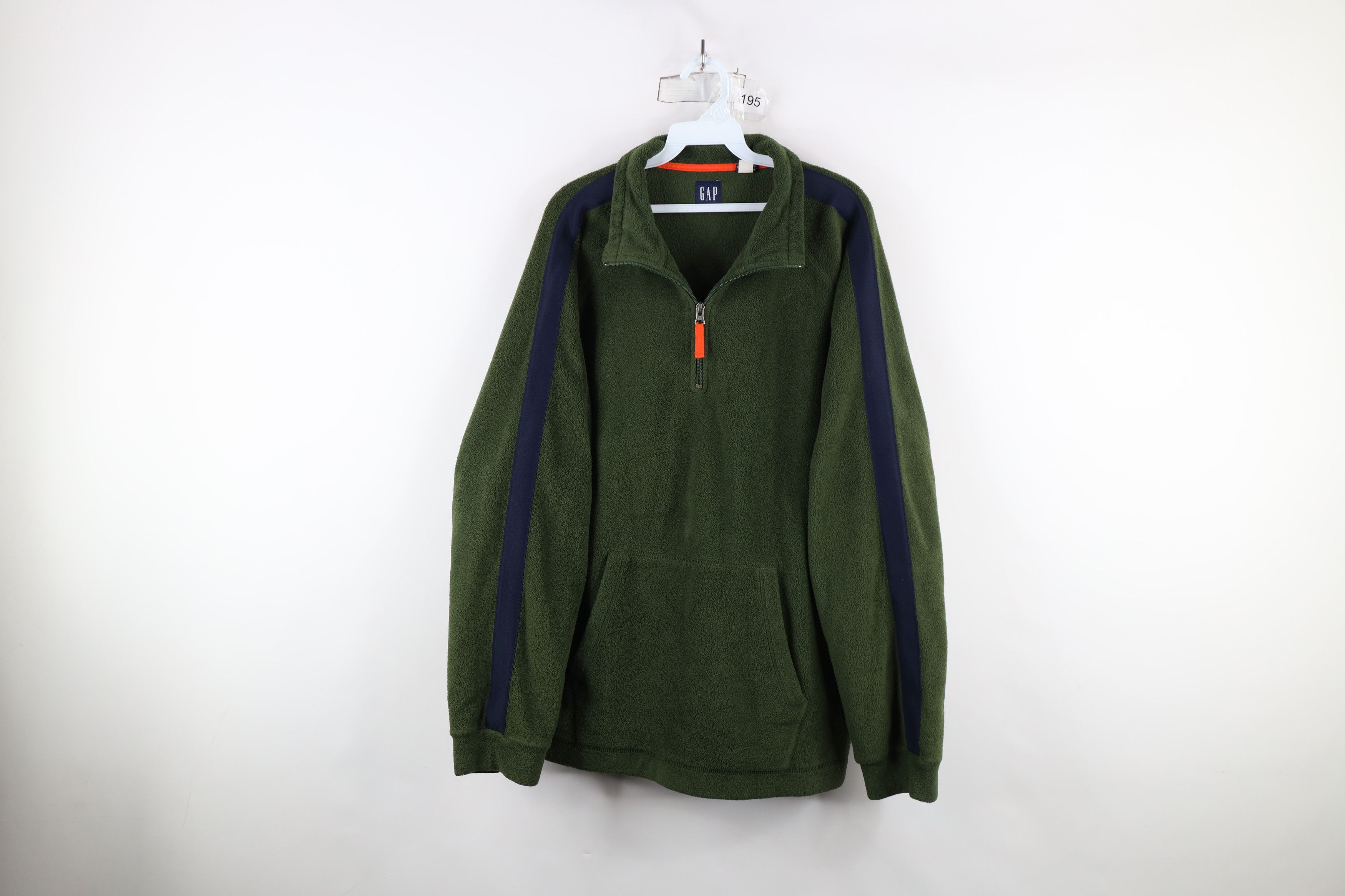 Gap Vintage Y2K 2000 Gap Block Half Zip Fleece Pullover Sweater Size US XL / EU 56 / 4 - 1 Thumbnail