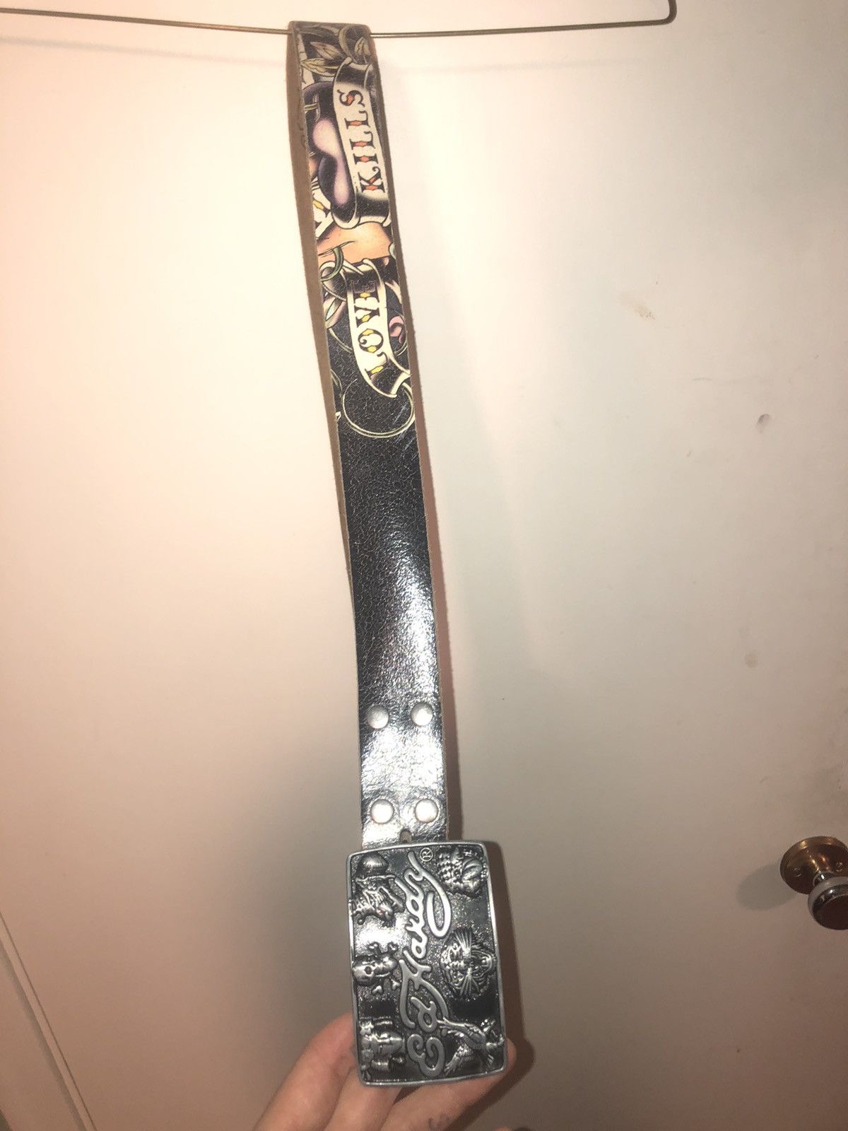 image of Ed Hardy Belt in Black, Men's