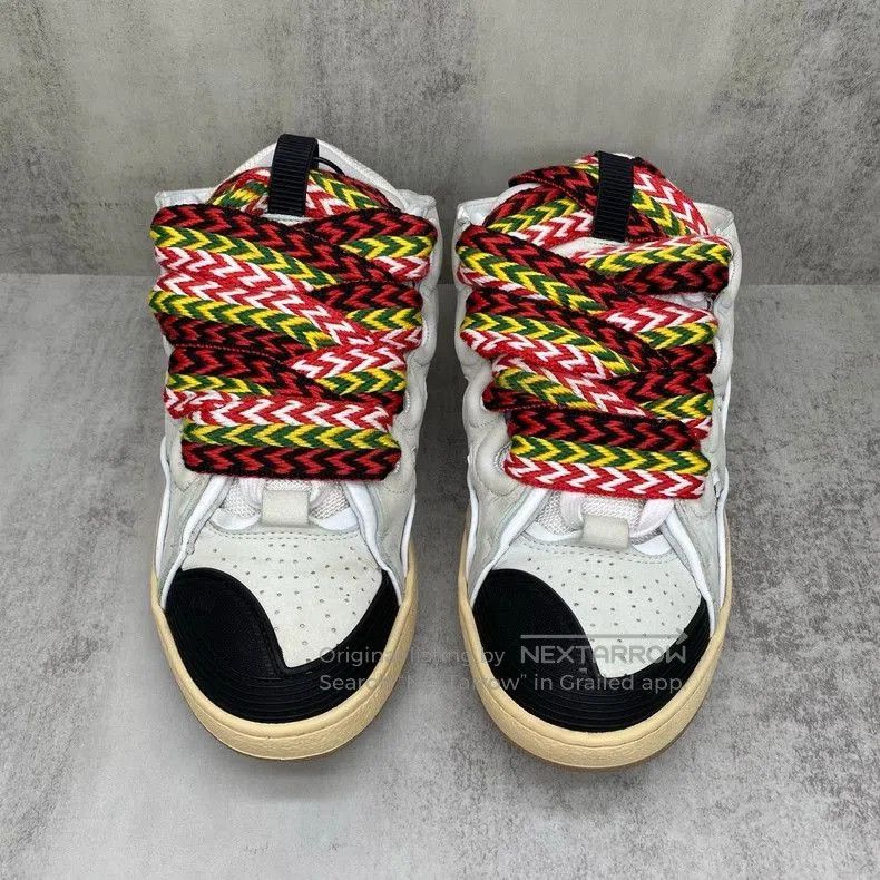 Lanvin Lavin Bread Shoes with Colorful Laces. Size US 8 / EU 41 - 4 Thumbnail