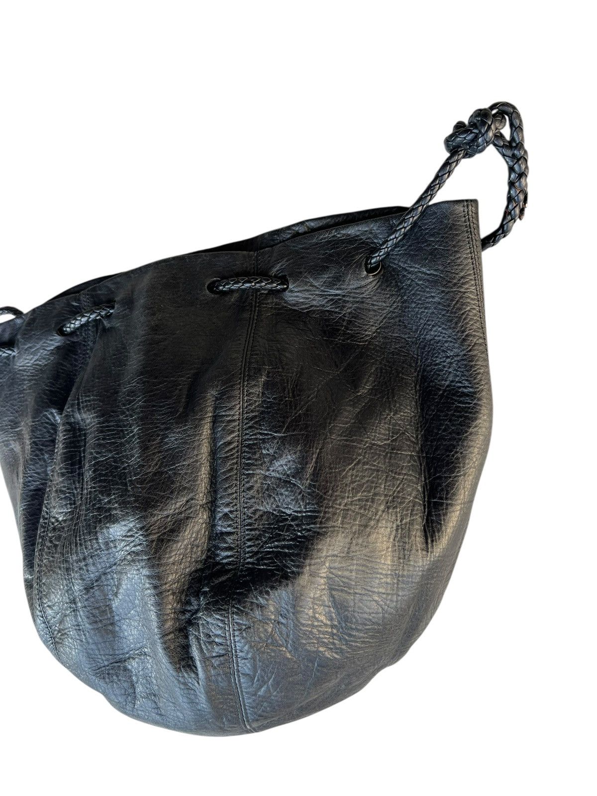 Leather Jurgen Lehl Japan Black Leather Bag Size ONE SIZE - 11 Thumbnail