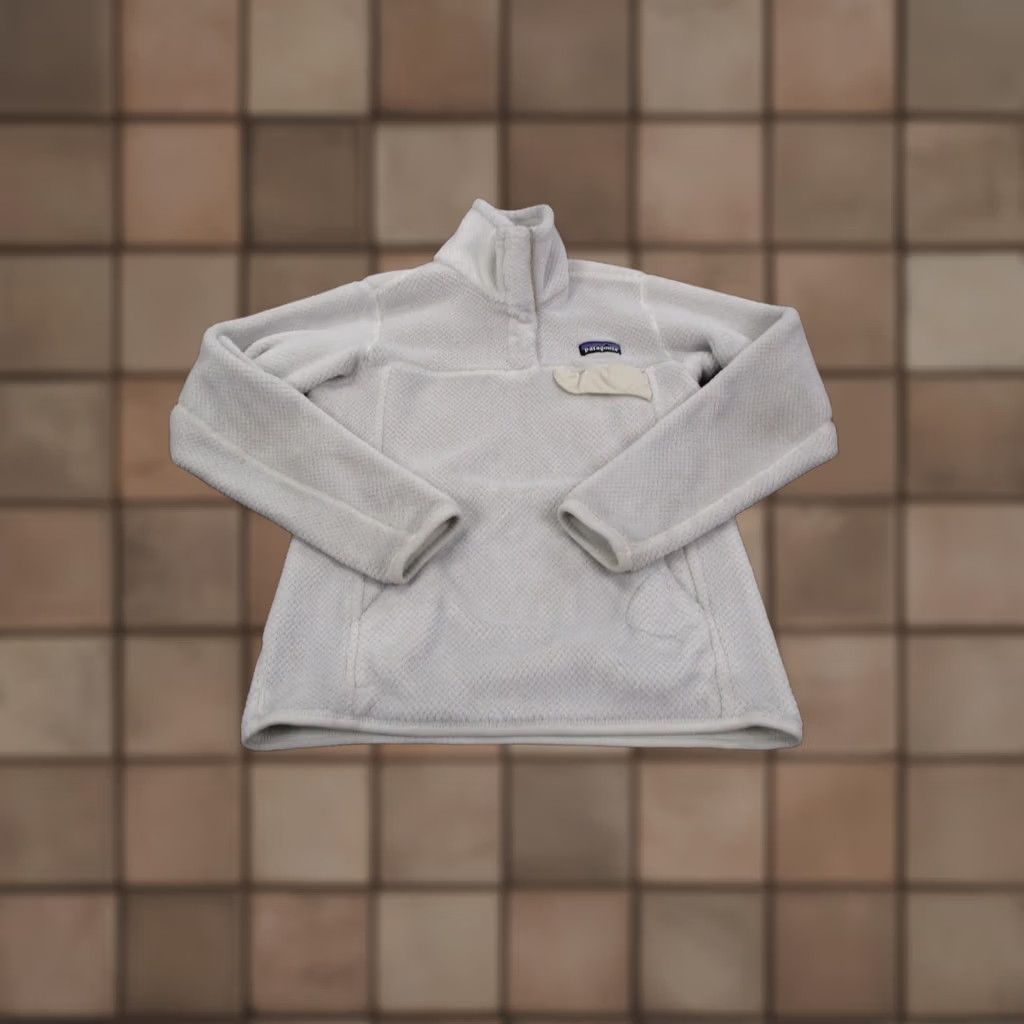 Patagonia Patagonia Jacket Womens XS White Fleece Outdoor Snap T Polartec 25442 Size XS / US 0-2 / IT 36-38 - 1 Thumbnail
