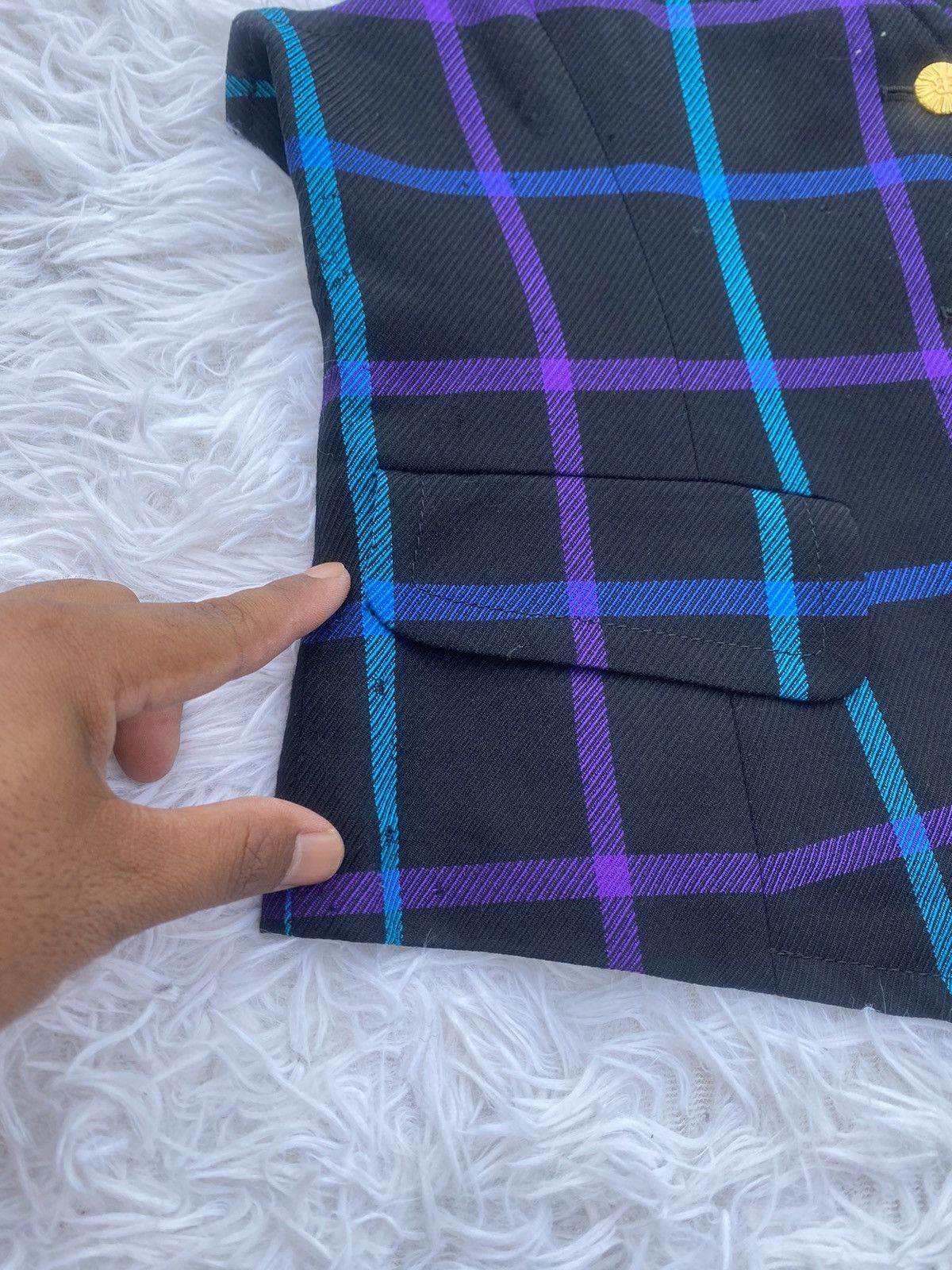 Balenciaga Rare Vintage 90s Balenciaga Checkered Vest Size US S / EU 44-46 / 1 - 10 Thumbnail