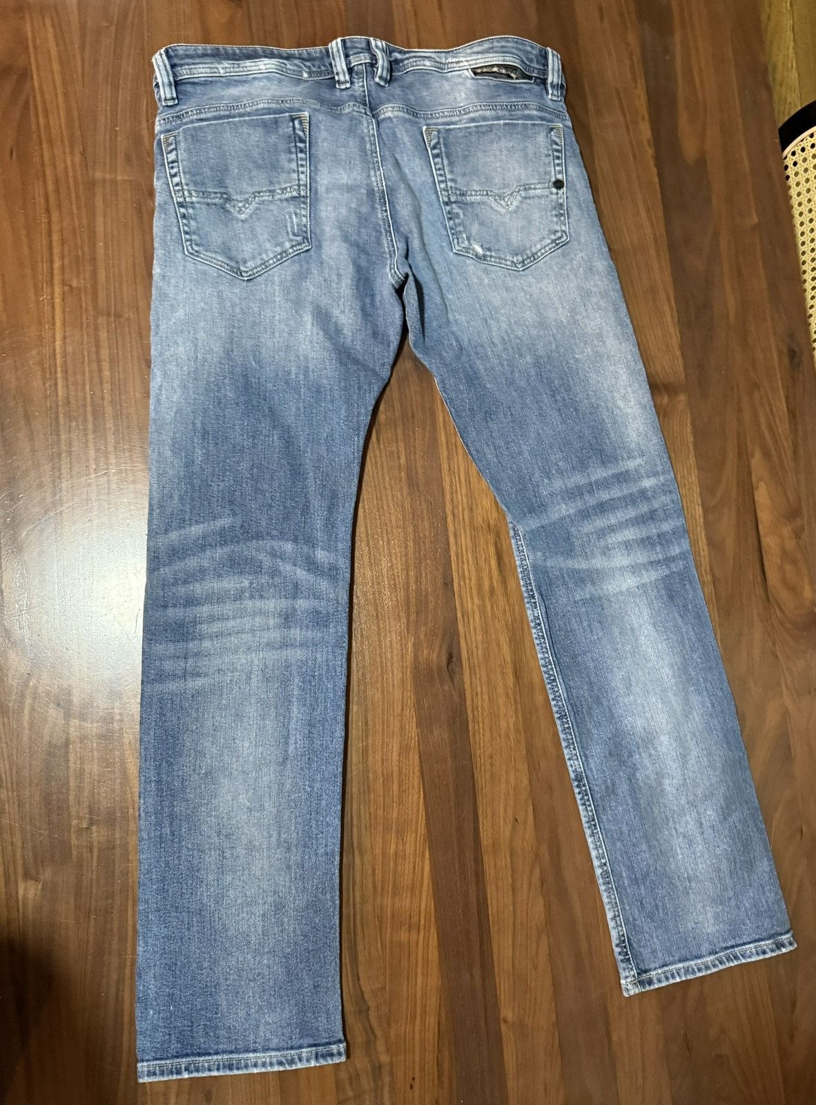 Diesel Diesel Safado Distressed Denim Blue Jeans Size 34 x 32 Size US 34 / EU 50 - 9 Thumbnail