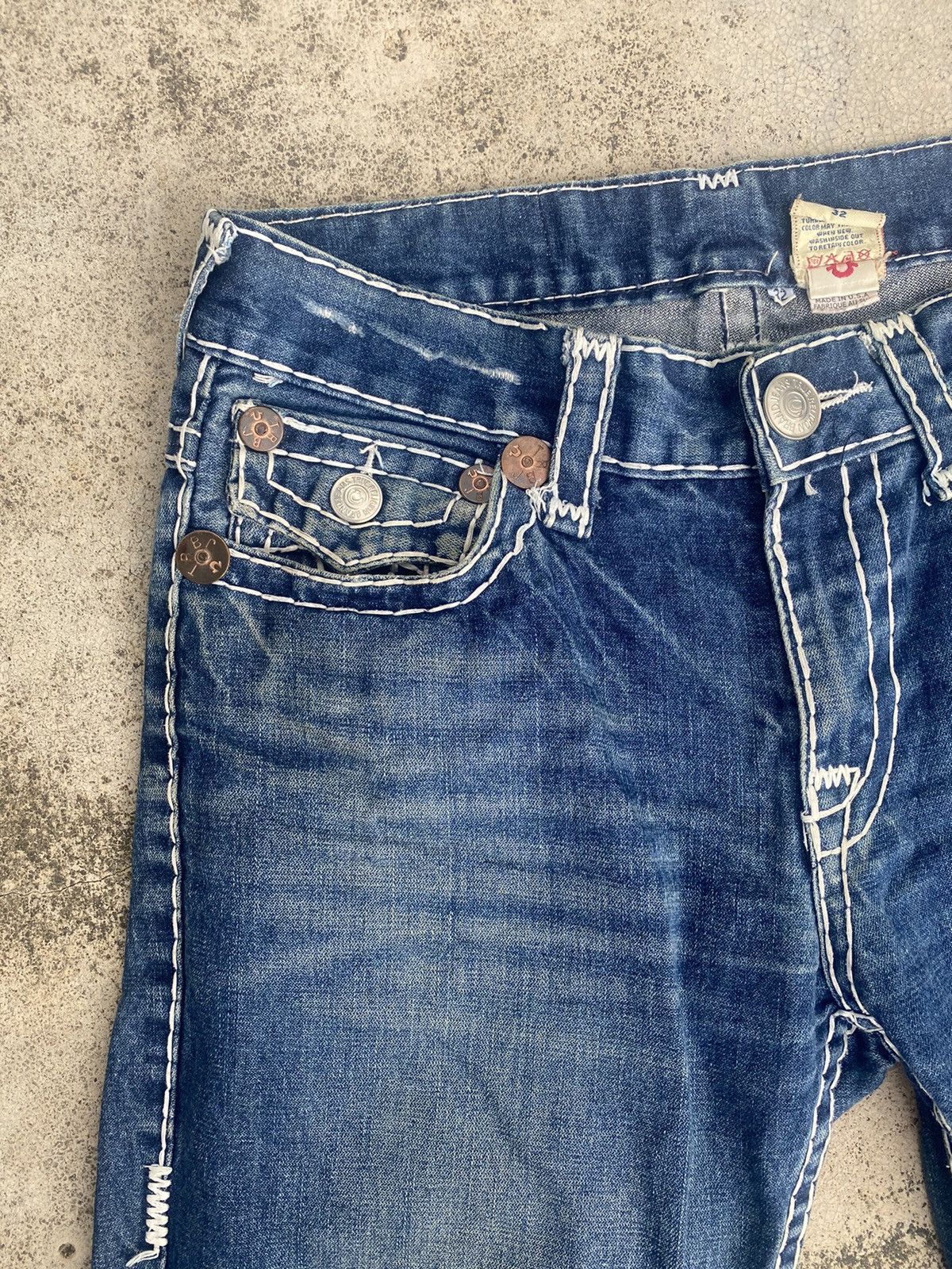 If Six Was Nine × Japanese Brand × True Religion Flare Jeans True Rerigion Size US 33 - 8 Thumbnail