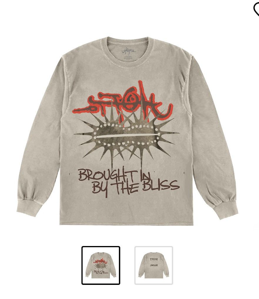 image of Travis Scott Utopia L/sleeve T-Shirt in White, Men's (Size XL)