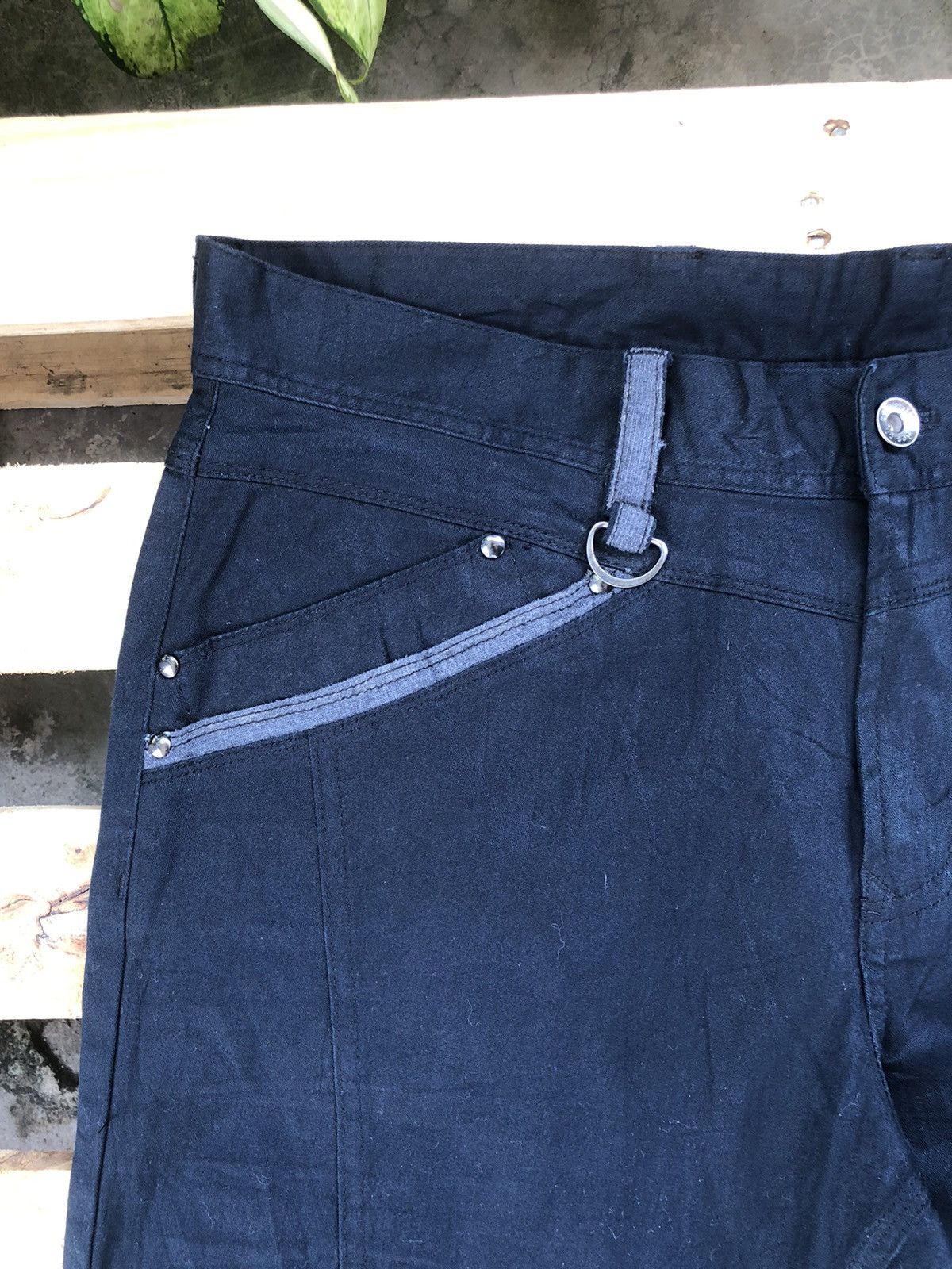 Japanese Brand × Vintage × semanticdesign Vintage Japanese Brands Semantic Design Black Pants Size US 34 / EU 50 - 4 Thumbnail