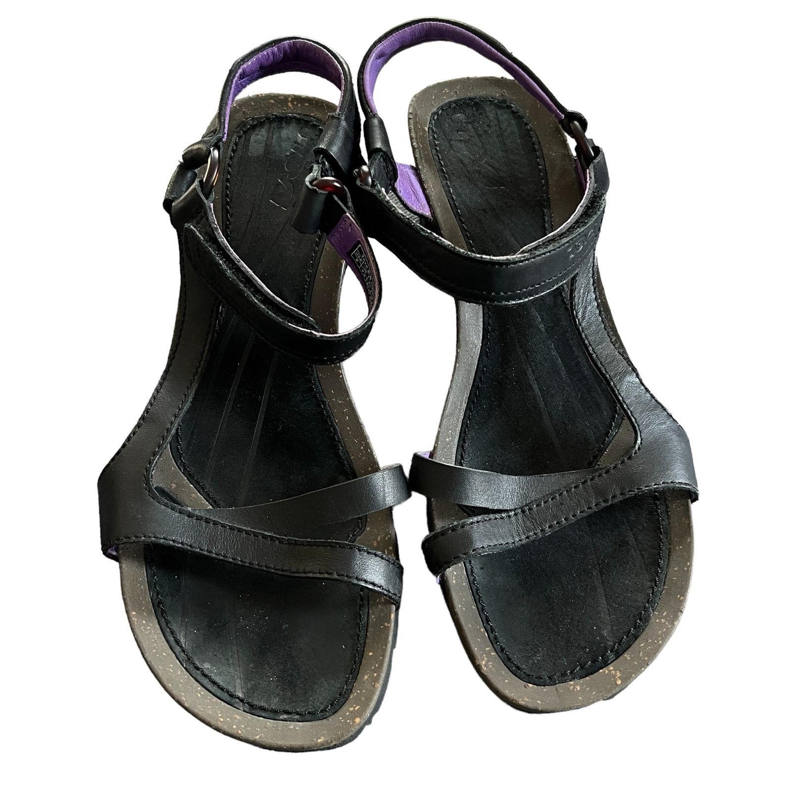 Teva Teva Cabrillo 9 Black Leather Slingback Sandals 1002370 Size US 9 / IT 39 - 3 Thumbnail