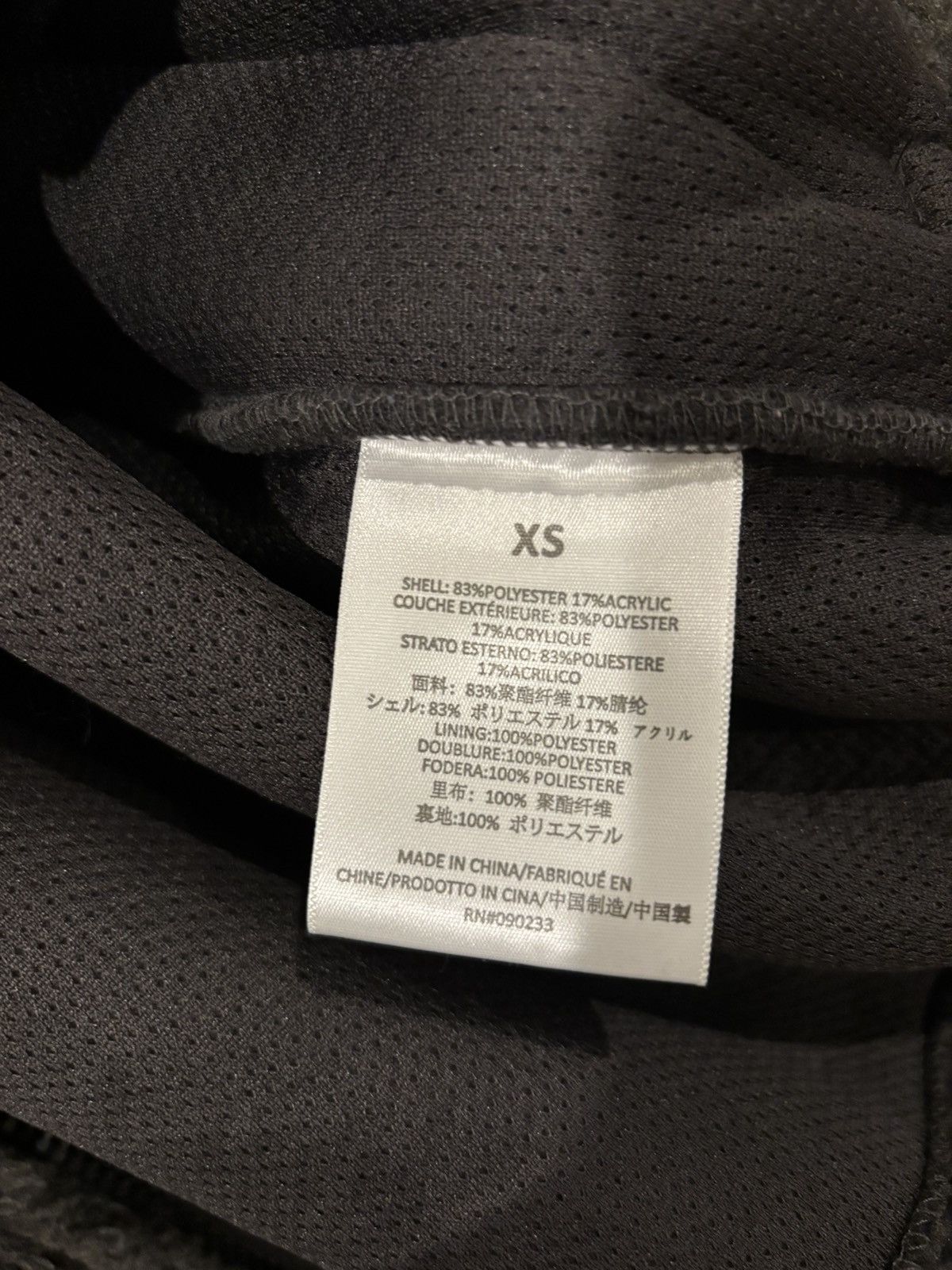 Fear of God Fear of God Essentials Fleece Zip-Up Sweatshirt charcoal XS Size US XS / EU 42 / 0 - 5 Thumbnail