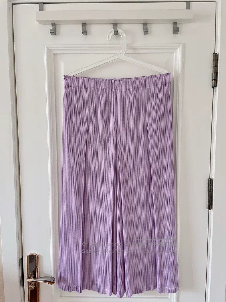 Issey Miyake Issey Miyake size:4 Purple Trousers Size 32" / US 10 / IT 46 - 1 Thumbnail
