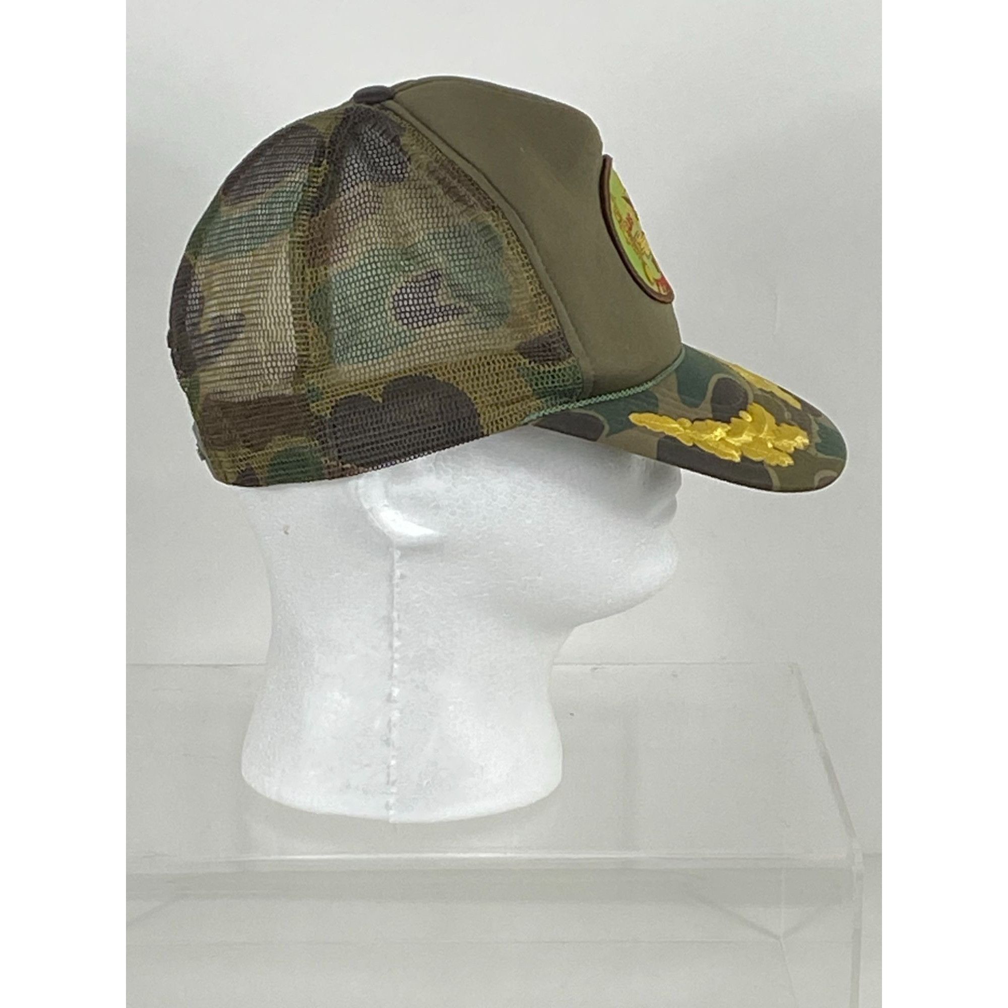 Other × Vintage Vintage Rare T.I. NJ Freehold Camouflage Trucker Mesh Snapba Size ONE SIZE - 3 Thumbnail