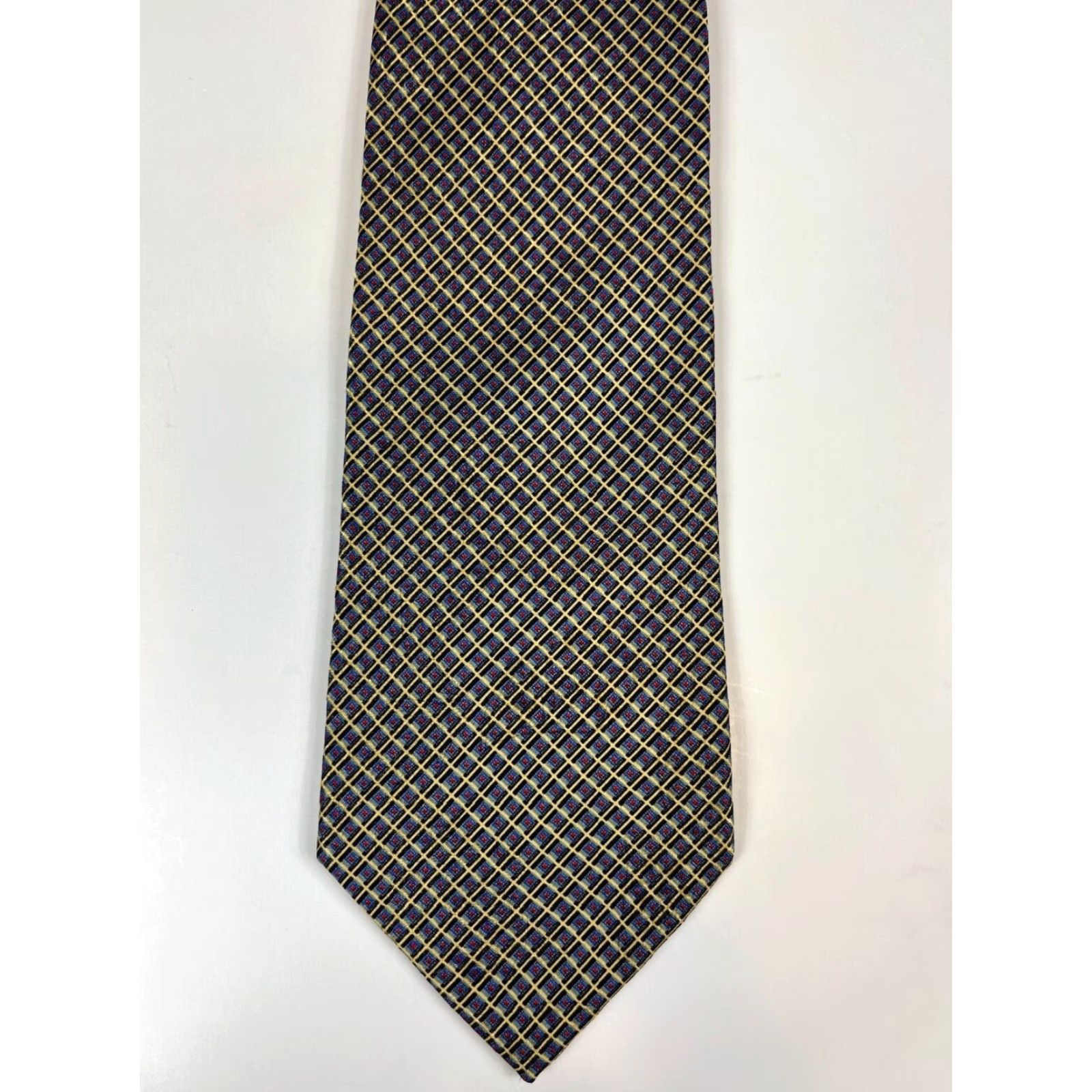Stefano Ricci Stefano Ricci Men’s Silk Tie Check Floral Holographic Made in Italy Size ONE SIZE - 3 Thumbnail