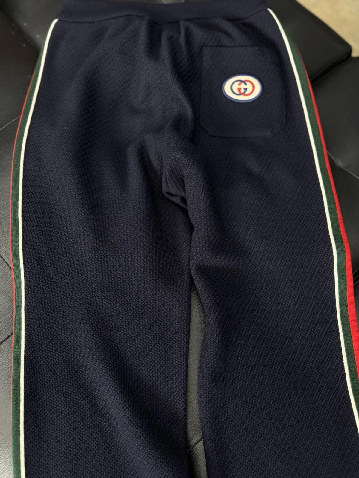 Gucci Authentic Gucci Logo Navy Joggers Wool (XS) $1200 Retail Size US 28 / EU 44 - 12 Thumbnail