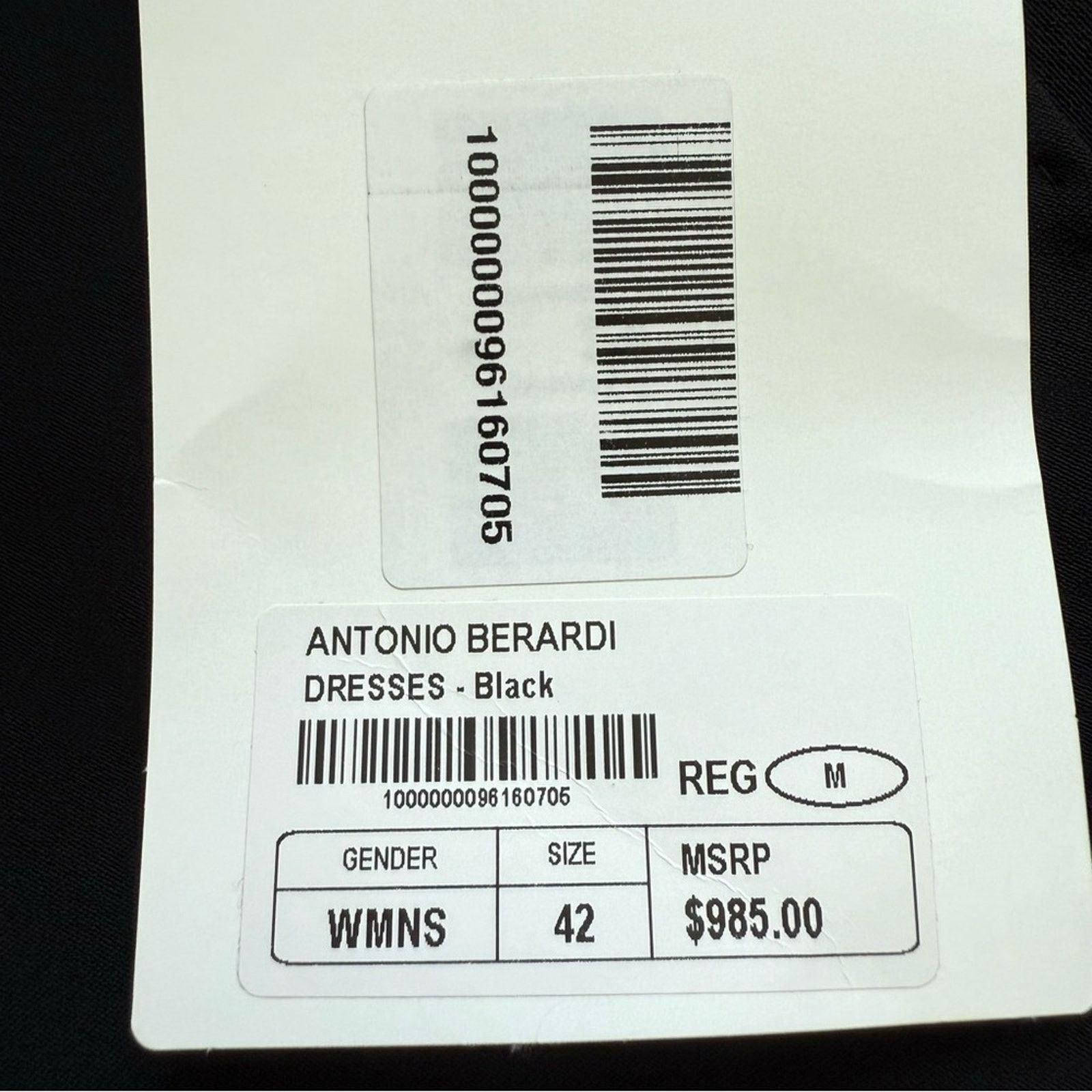 Antonio Berardi NWT!! Antonio Berardi women black dress size 42 IT or M 985$ Size M / US 6-8 / IT 42-44 - 7 Thumbnail
