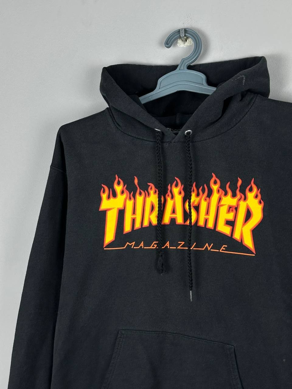 Thrasher Vintage Thrasher Black Flaming Logo Hoodie Skate Size US M / EU 48-50 / 2 - 3 Thumbnail