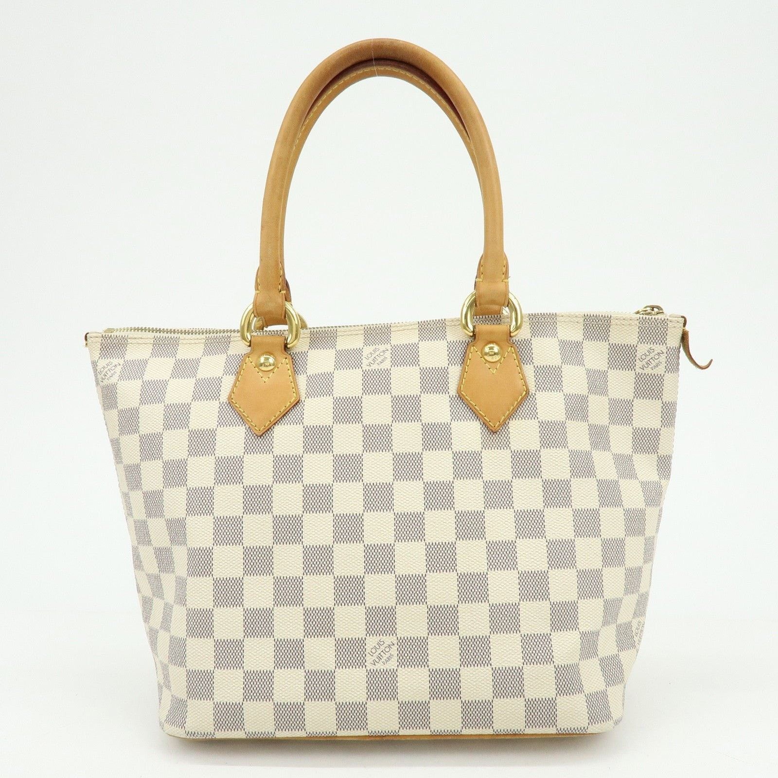 Louis Vuitton Louis Vuitton Damier Azur Saleya PM Tote White Size ONE SIZE - 2 Thumbnail