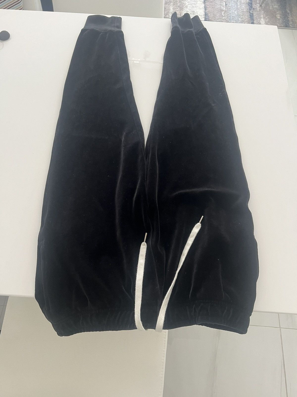 Todd Snyder Black velour joggers Size US 34 / EU 50 - 3 Thumbnail