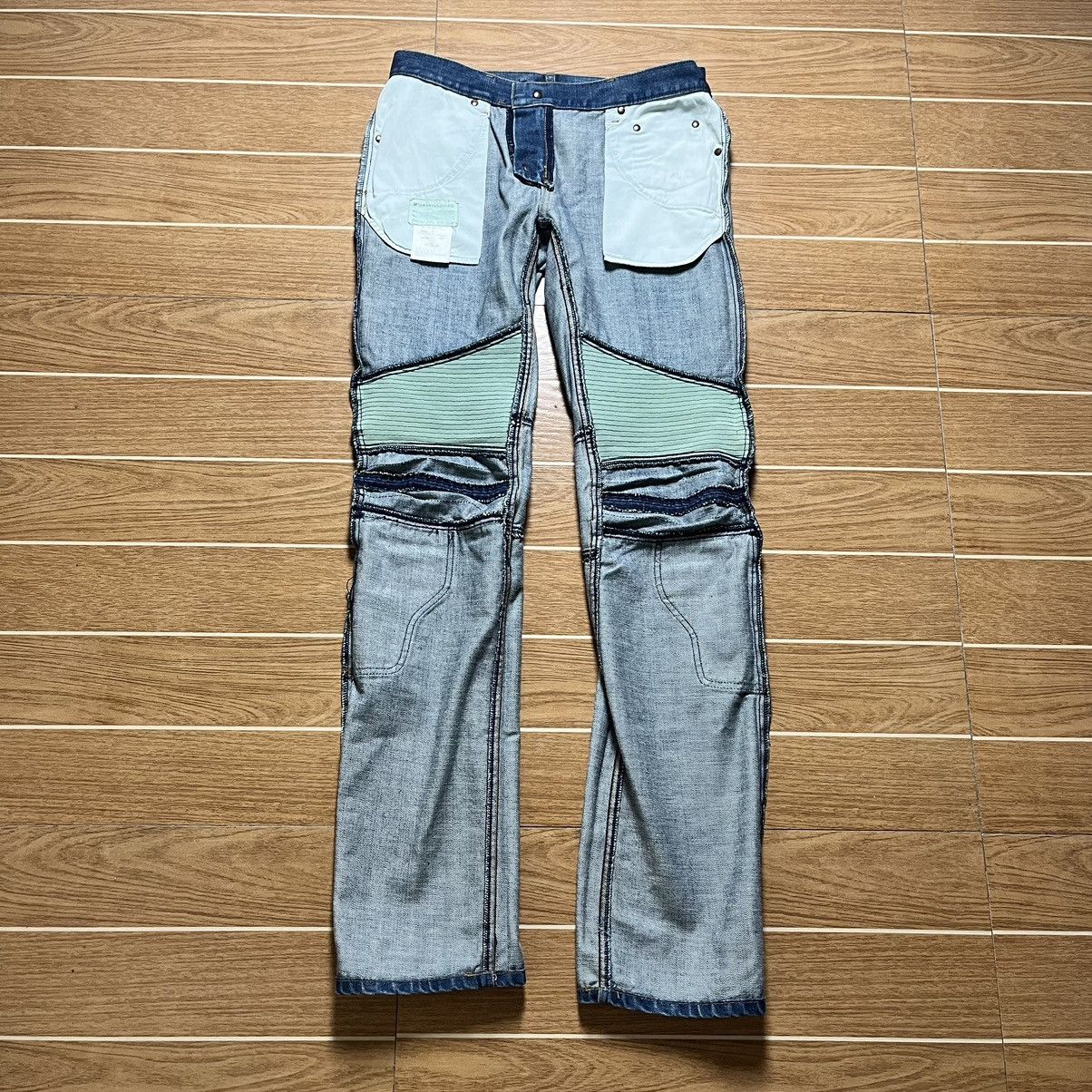 Maison MIHARA YASUHIRO Archive Miharayasuhiro Biker Denim Jeans Size US 32 / EU 48 - 17 Thumbnail