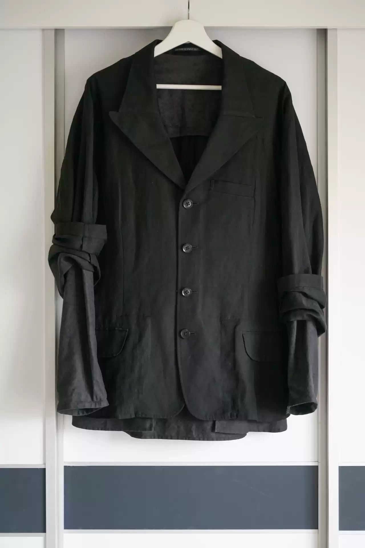 Yohji Yamamoto Yohji Yamamoto 14ss Rain Double Blazer Size US M / EU 48-50 / 2 - 1 Thumbnail