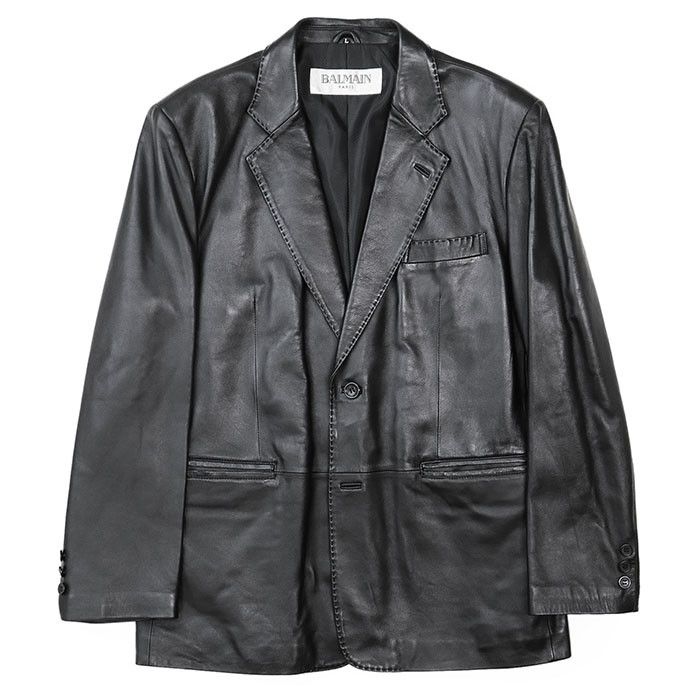 Other Other Balmain Paris Lambskin Tailored Jacket Leather Outerwear DUTY FREE for USA Size ONE SIZE - 1 Thumbnail