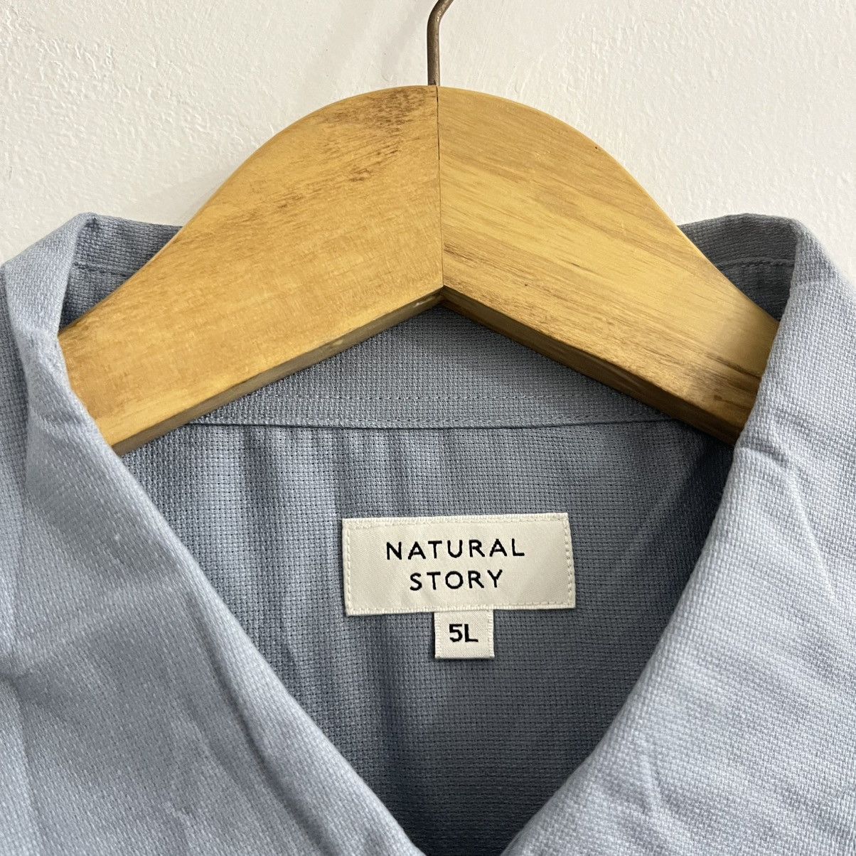Japanese Brand Natural Story - Bigsize Short Sleeve Button Up Size US XXL / EU 58 / 5 - 4 Thumbnail