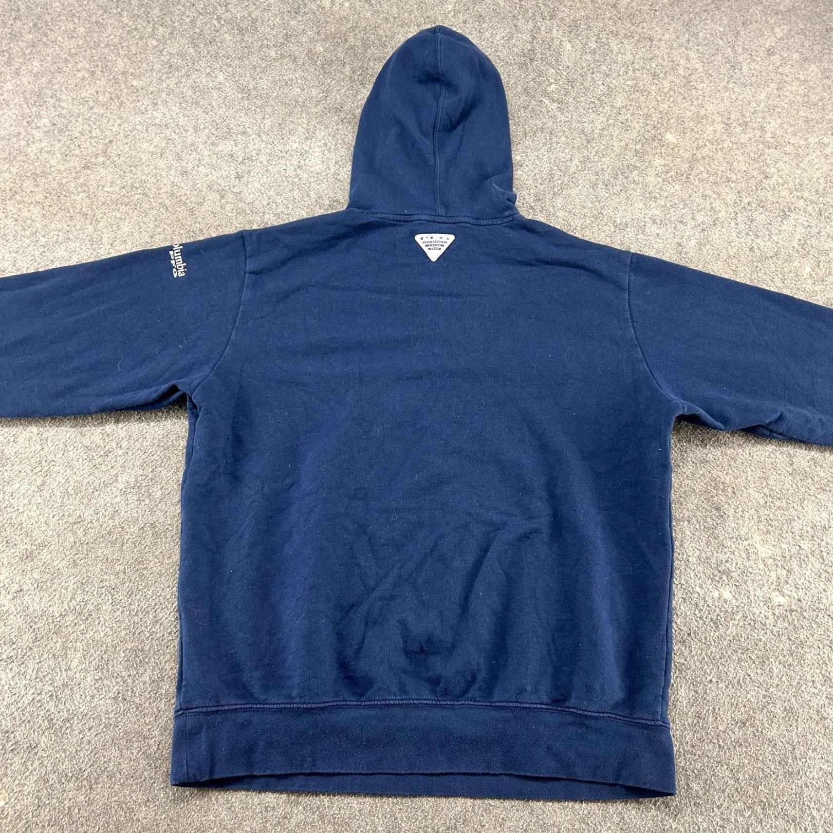 Vintage VINTAGE Columbia Sweatshirt Mens M Blue Navy Pullover Fleece PFG Fish Flag Sweatshirt Mens Size US M / EU 48-50 / 2 - 6 Thumbnail