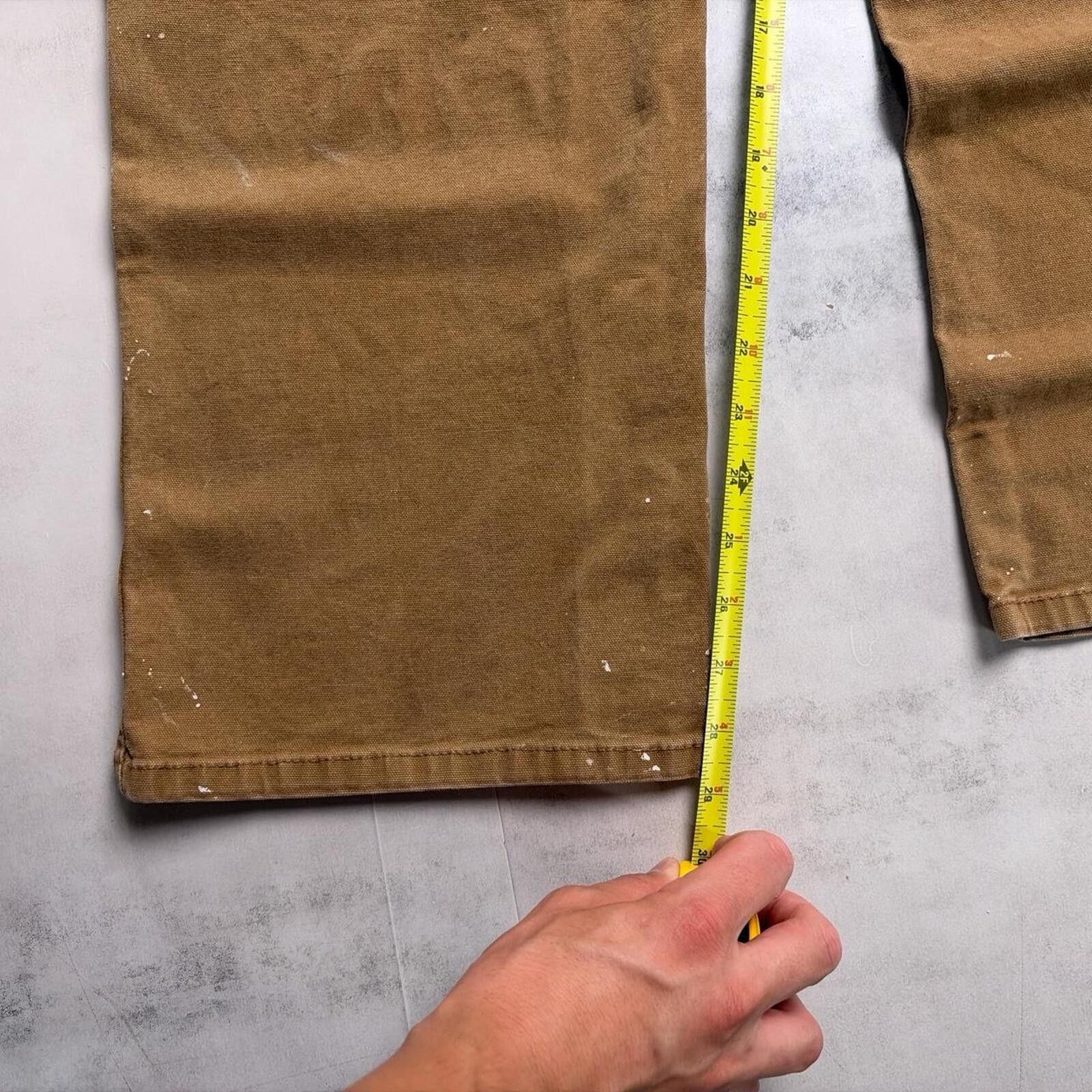 Dickies Y2K Tan Dickies Grunge Baggy Distressed Paint Splatter Pants Size US 44 / EU 60 - 7 Thumbnail