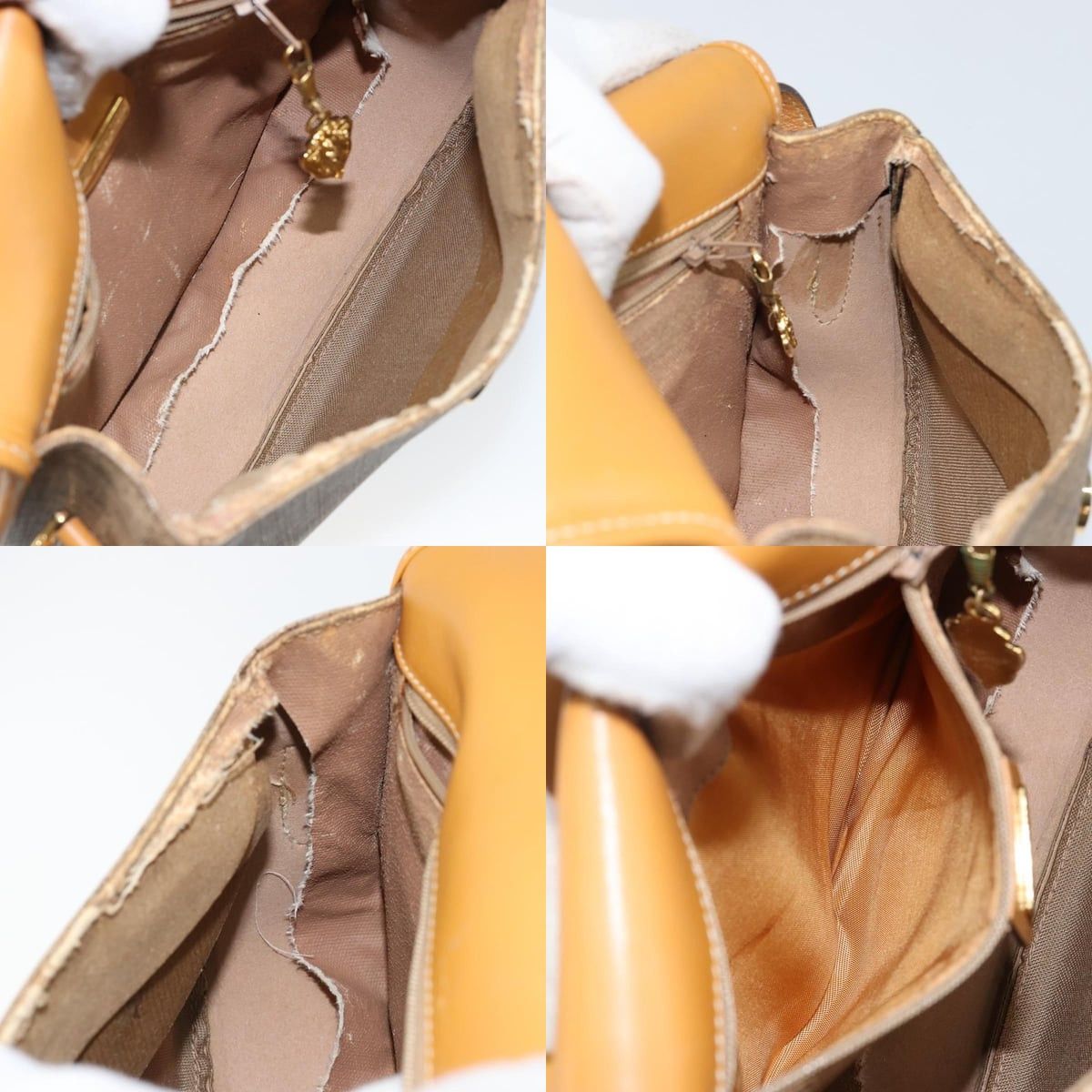 Gucci GUCCI Micro GG Supreme Shoulder Bag Pvc Beige Gold 007 115 Size ONE SIZE - 12 Thumbnail