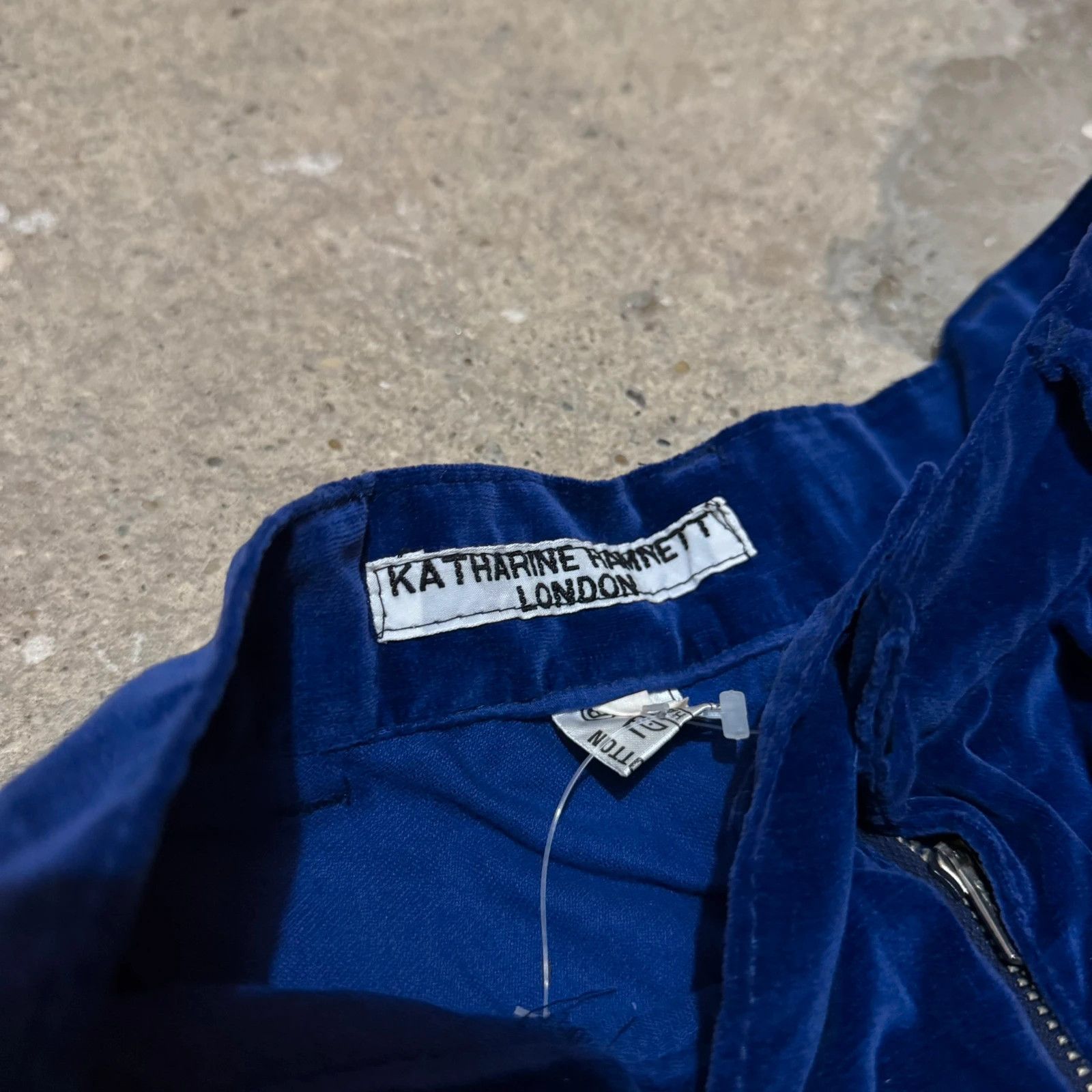 Katharine Hamnett London 80s Katherine Hamnett London velour bondage wide strap pants Size 26" / US 2 / IT 38 - 8 Thumbnail