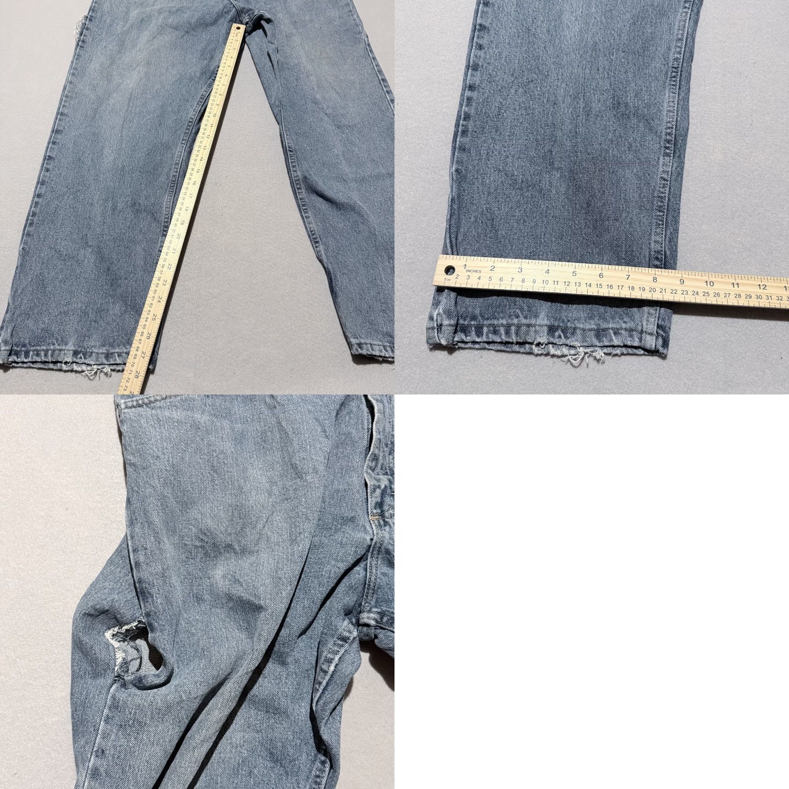 Wrangler Wrangler Five Star Jeans Men's Blue Denim High Rise Straight Relaxed Fit 42x30 Size US 42 / EU 58 - 9 Thumbnail