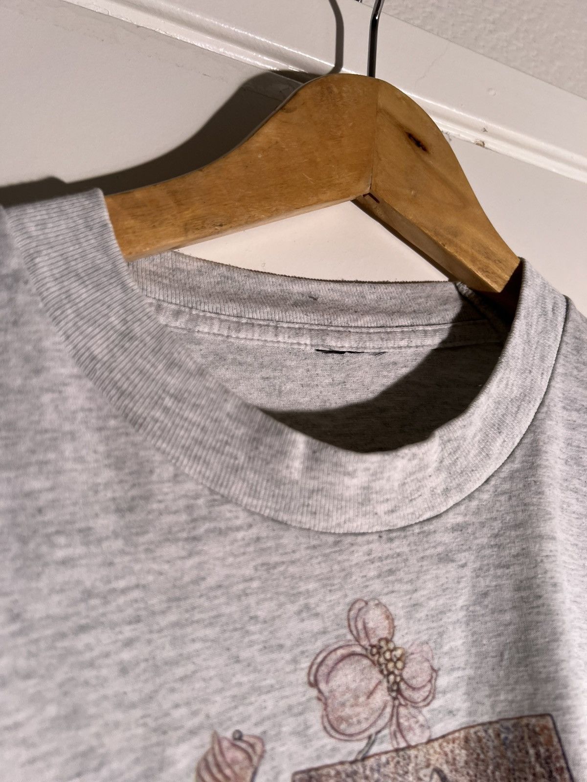 Vintage 80’s 90’s VTG Vintage Heart Birdhouse Flower Retro Tee Shirt Size US L / EU 52-54 / 3 - 8 Thumbnail