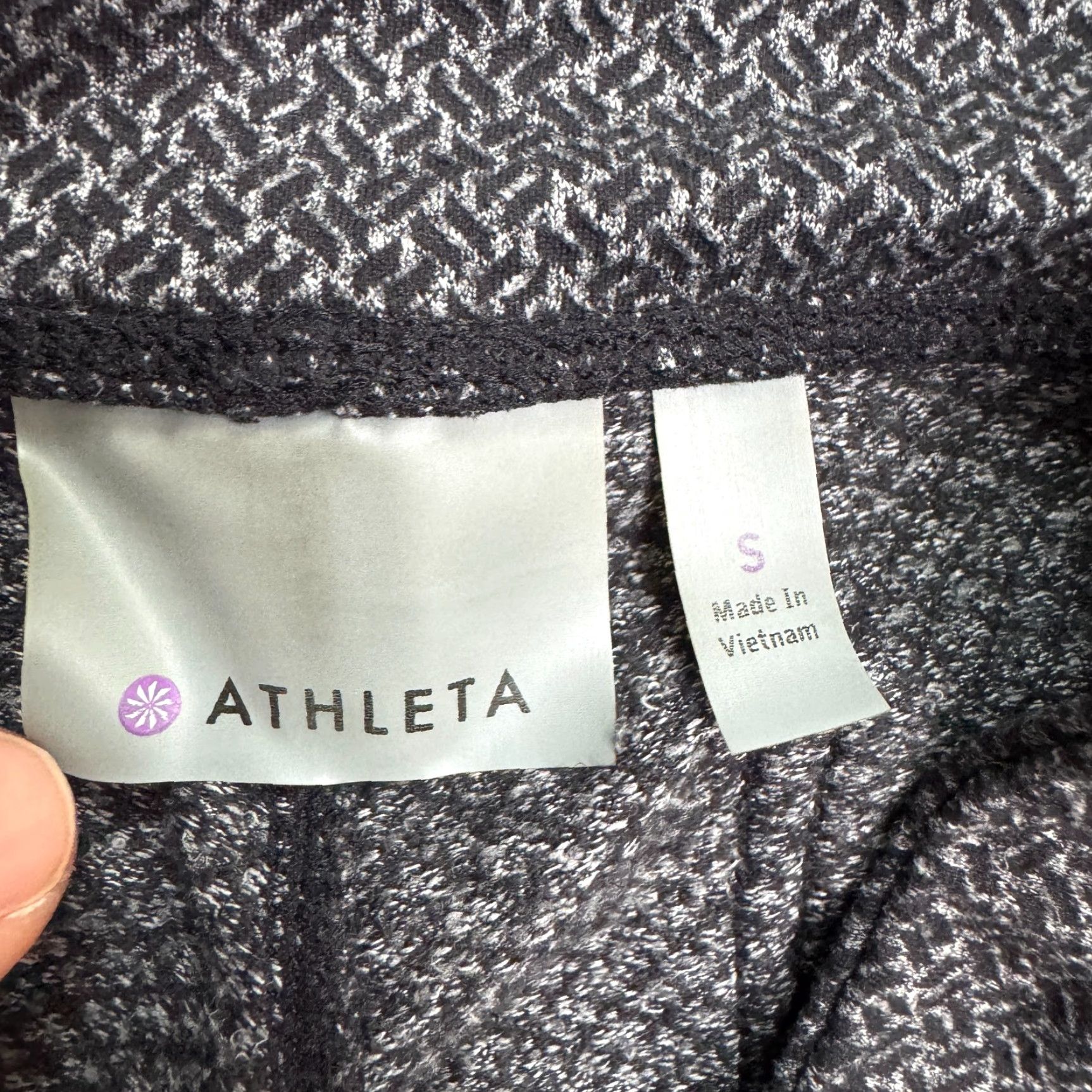 Athleta Athleta Leggings Womens Small Black Gray High Rise Activewear Straight From Original Title Size 28" / US 6 / IT 42 - 6 Thumbnail