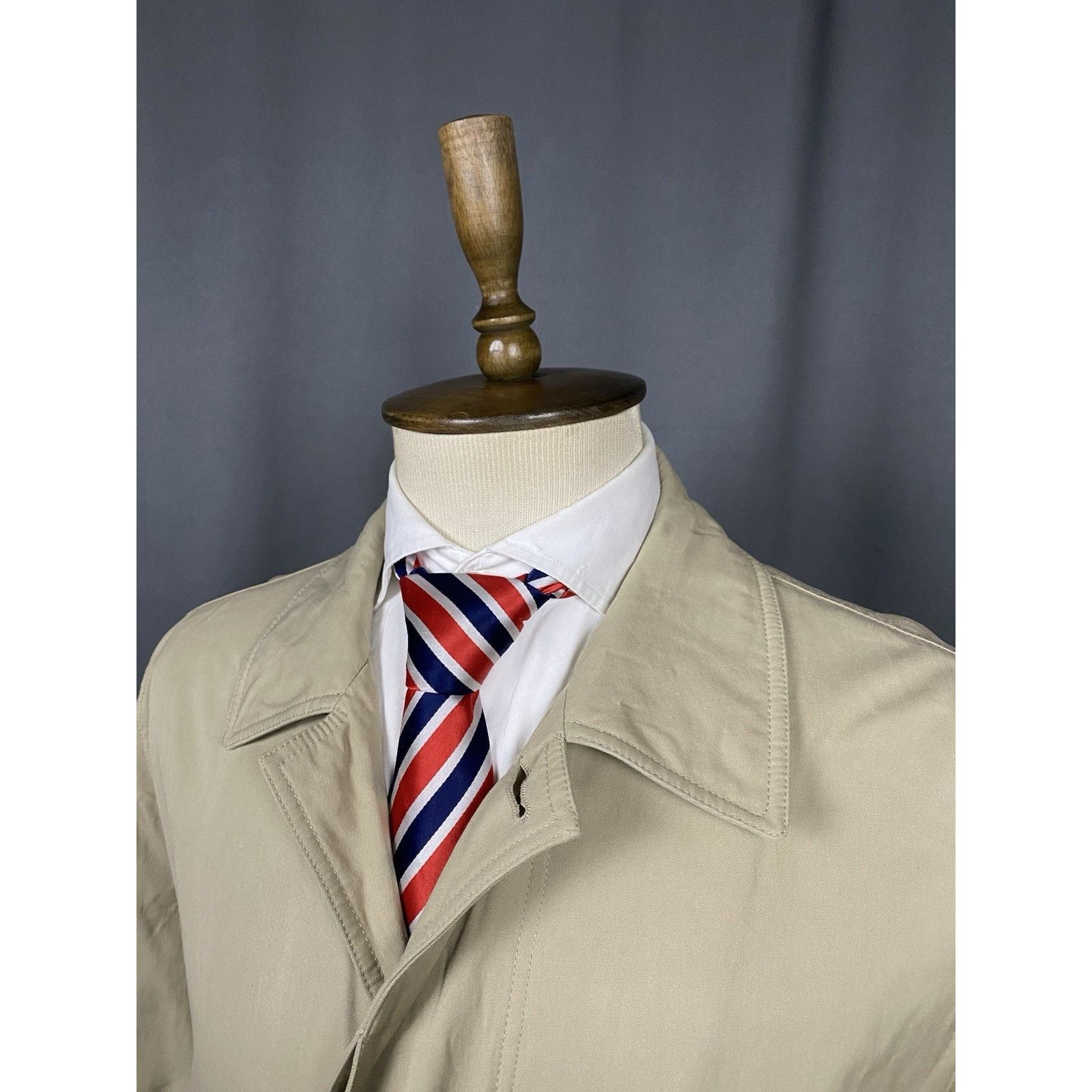 Etro ETRO Men's Beige Wool Insulated Lined Long Trench Coat Size Size US XL / EU 56 / 4 - 5 Thumbnail