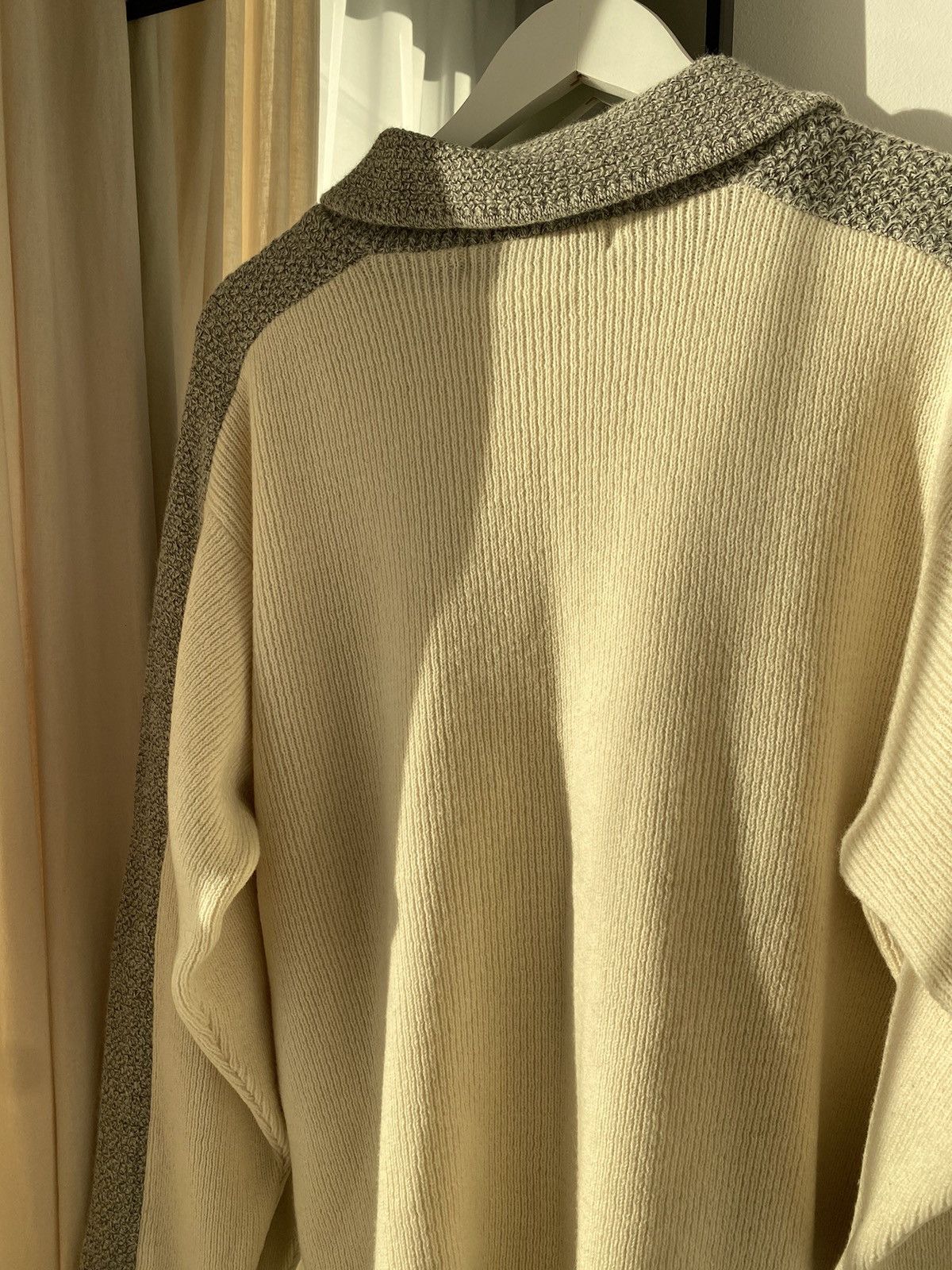 C.P. Company × Massimo Osti × Stone Island Cream sweater Massimo Osti Production vintage XXL Size US XXL / EU 58 / 5 - 4 Thumbnail