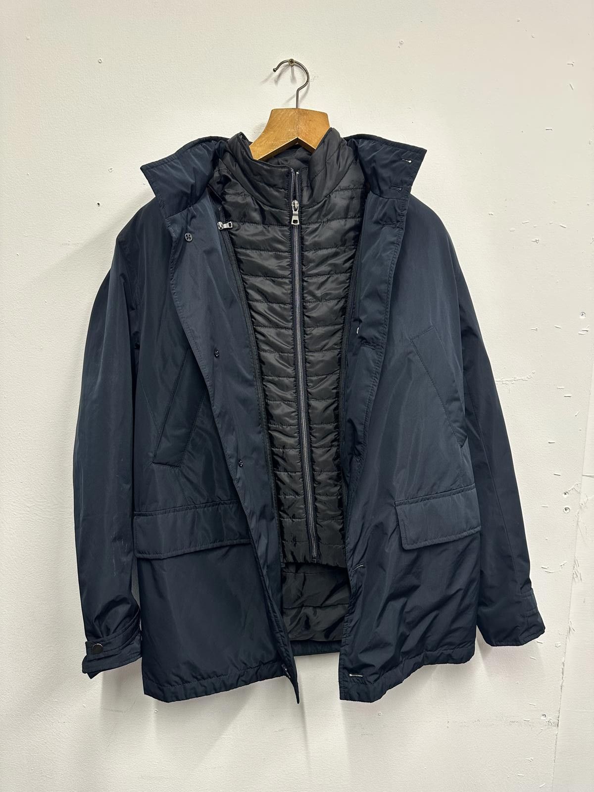 Other M&S Collection Men's Black Layered Winter Coat Jacket Size S Size US S / EU 44-46 / 1 - 1 Thumbnail