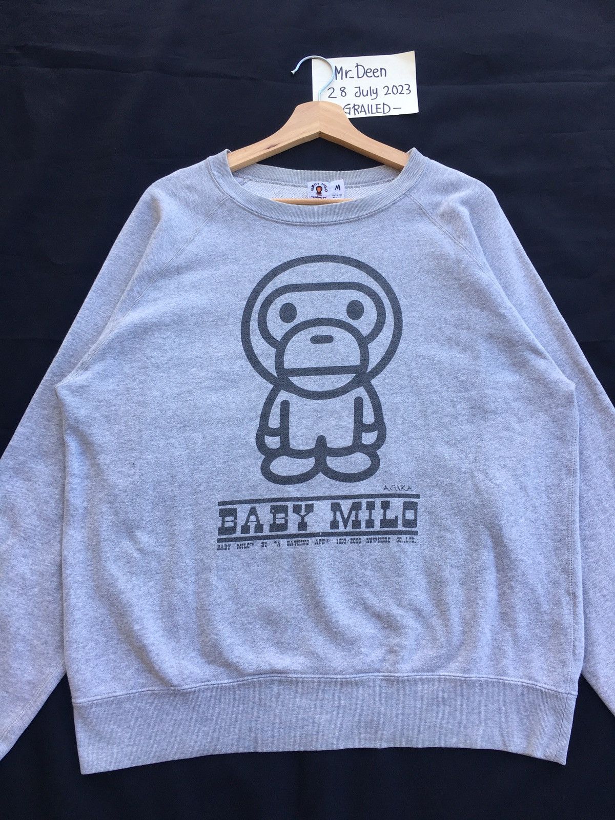Bape Rare BAPE Baby Milo ASNKA Sweatshirt Size US M / EU 48-50 / 2 - 4 Thumbnail