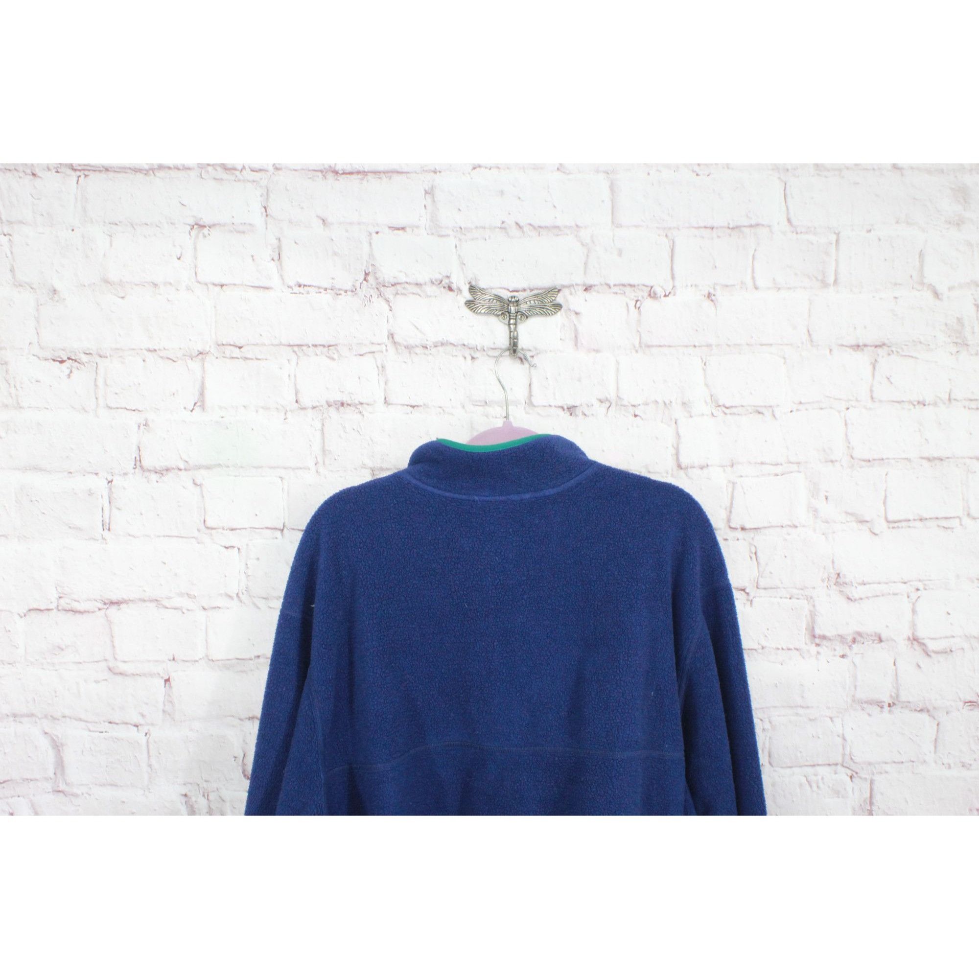 L.L. Bean LL Bean Mens Bean's Classic Snap Fleece II Pullover Sweater Size US XL / EU 56 / 4 - 4 Thumbnail