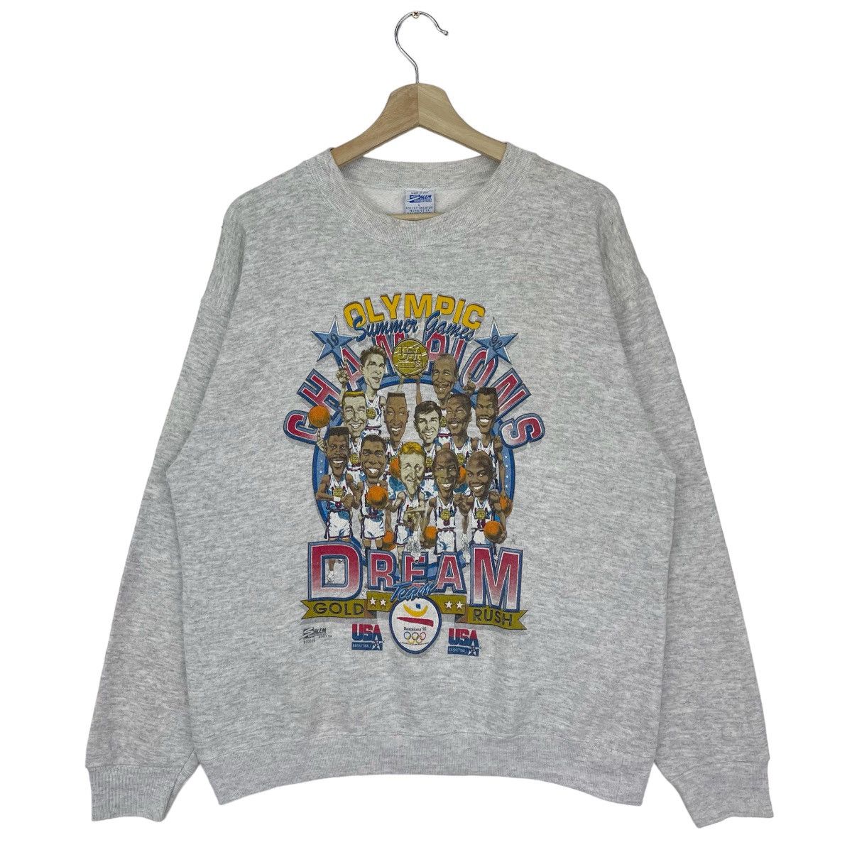 NBA × USA Olympics × Vintage 1992 USA Basketball Dream Team Sweatshirts Size US M / EU 48-50 / 2 - 1 Thumbnail
