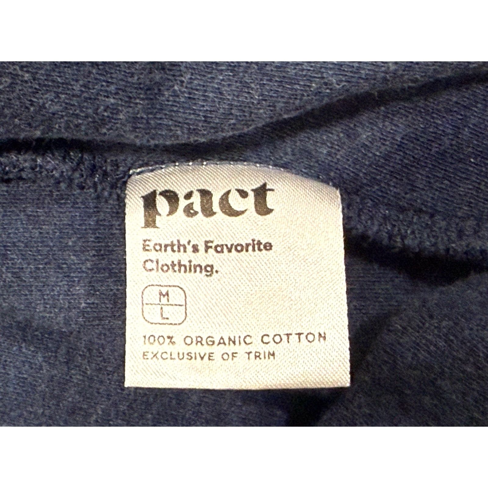 Vintage Pact Women’s Organic Cotton Wrap Cardigan Sweater Blue M/L Womens Size M / US 6-8 / IT 42-44 - 5 Thumbnail