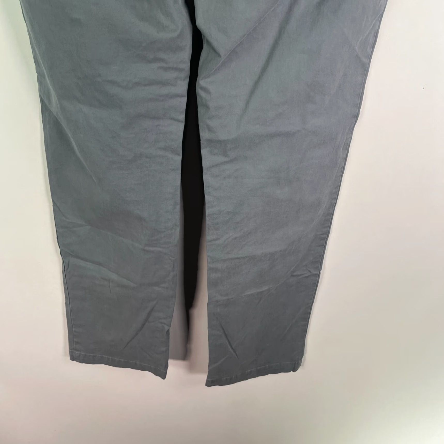 Calvin Klein Calvin Klein Men's Slim Fit Khaki Pants 34x34 Gray Work Casual Business Summer Size US 34 / EU 50 - 6 Thumbnail