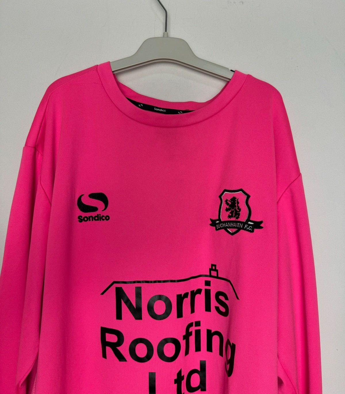 Other Vintage Pink Soccer Jersey Sondico Goalkeeper Shirt Size US L / EU 52-54 / 3 - 4 Thumbnail